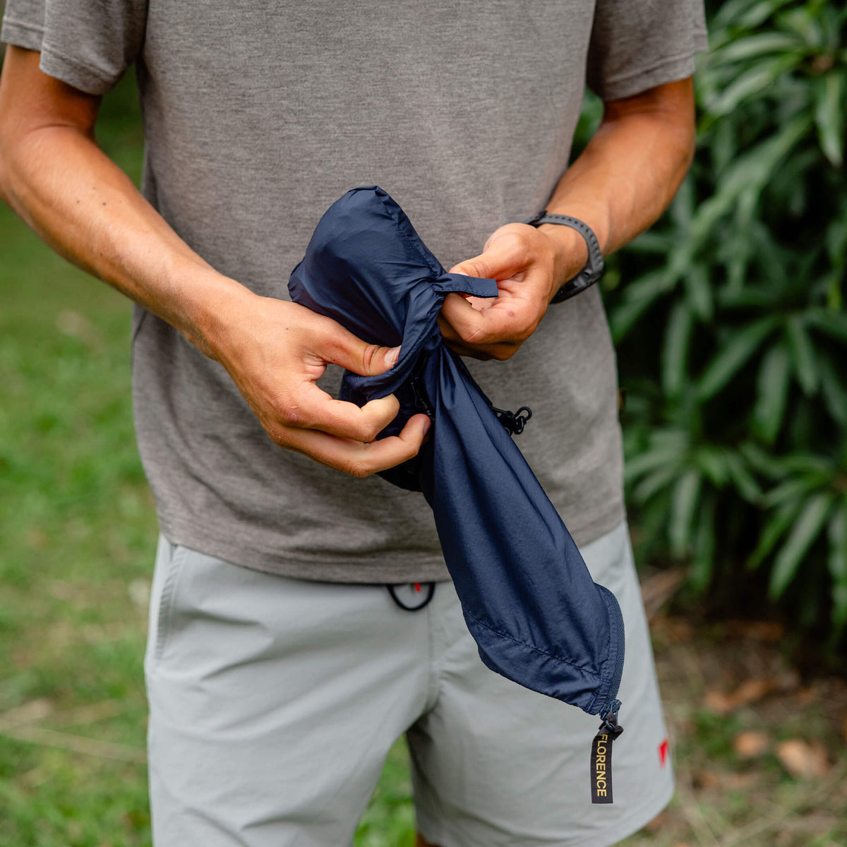 Cordura Packable Windbreaker Navy