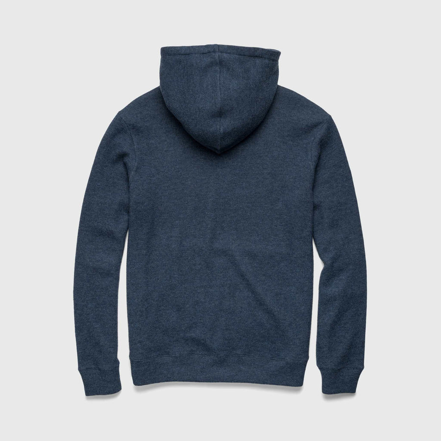 Justin Cashmist Soft Sweater Fleece Hoodie Navy Heather