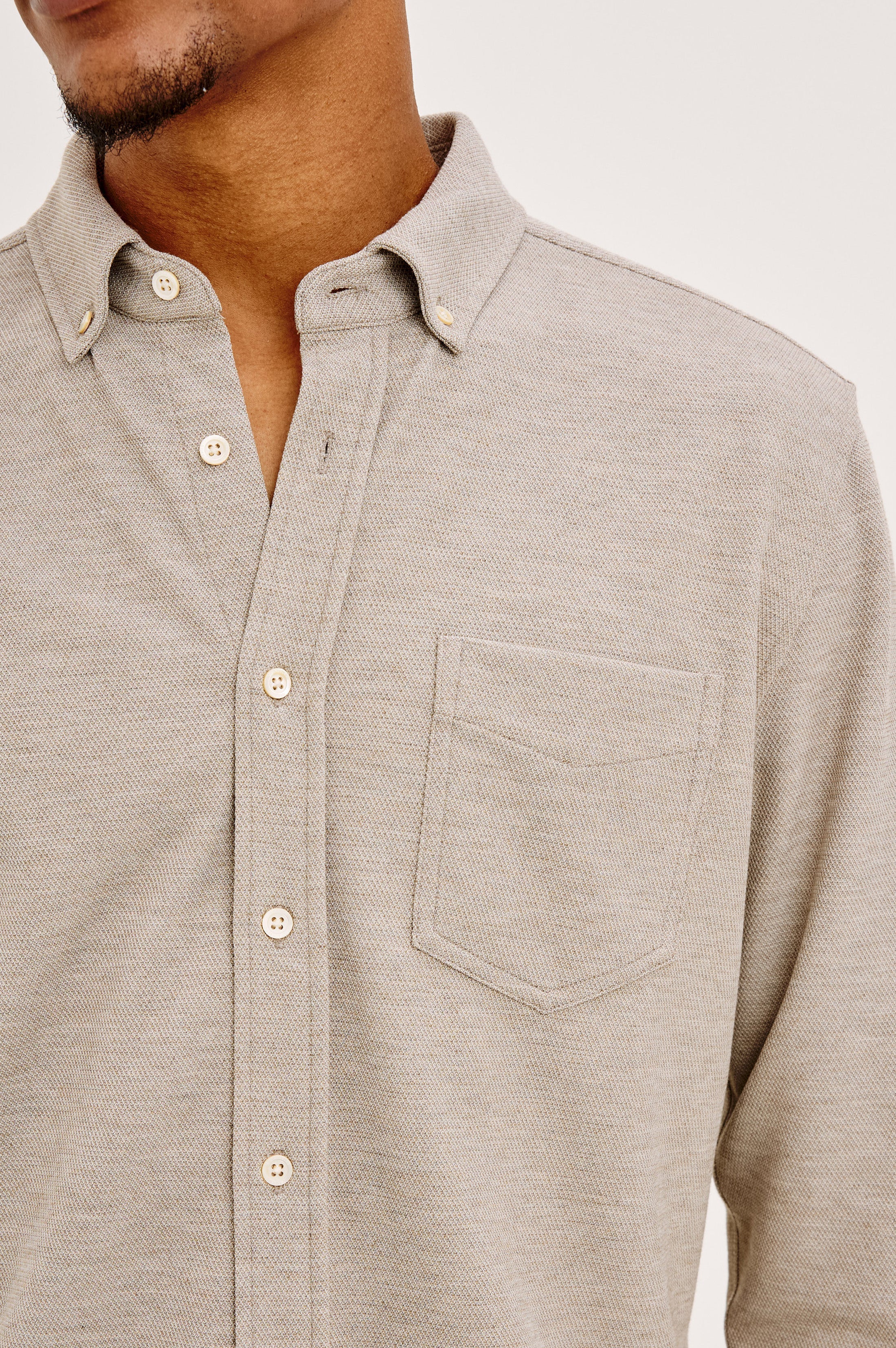 Vincent Long Sleeve Shirt Silt