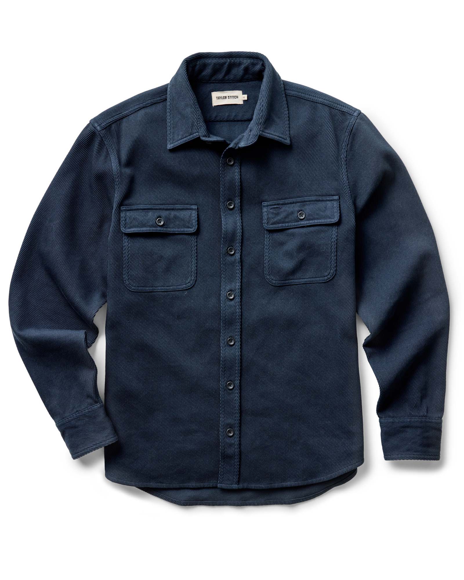The Ledge Shirt in Twill Dark Navy