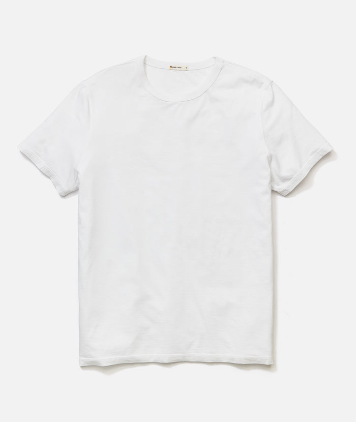 Signature Crew Tee Pure White
