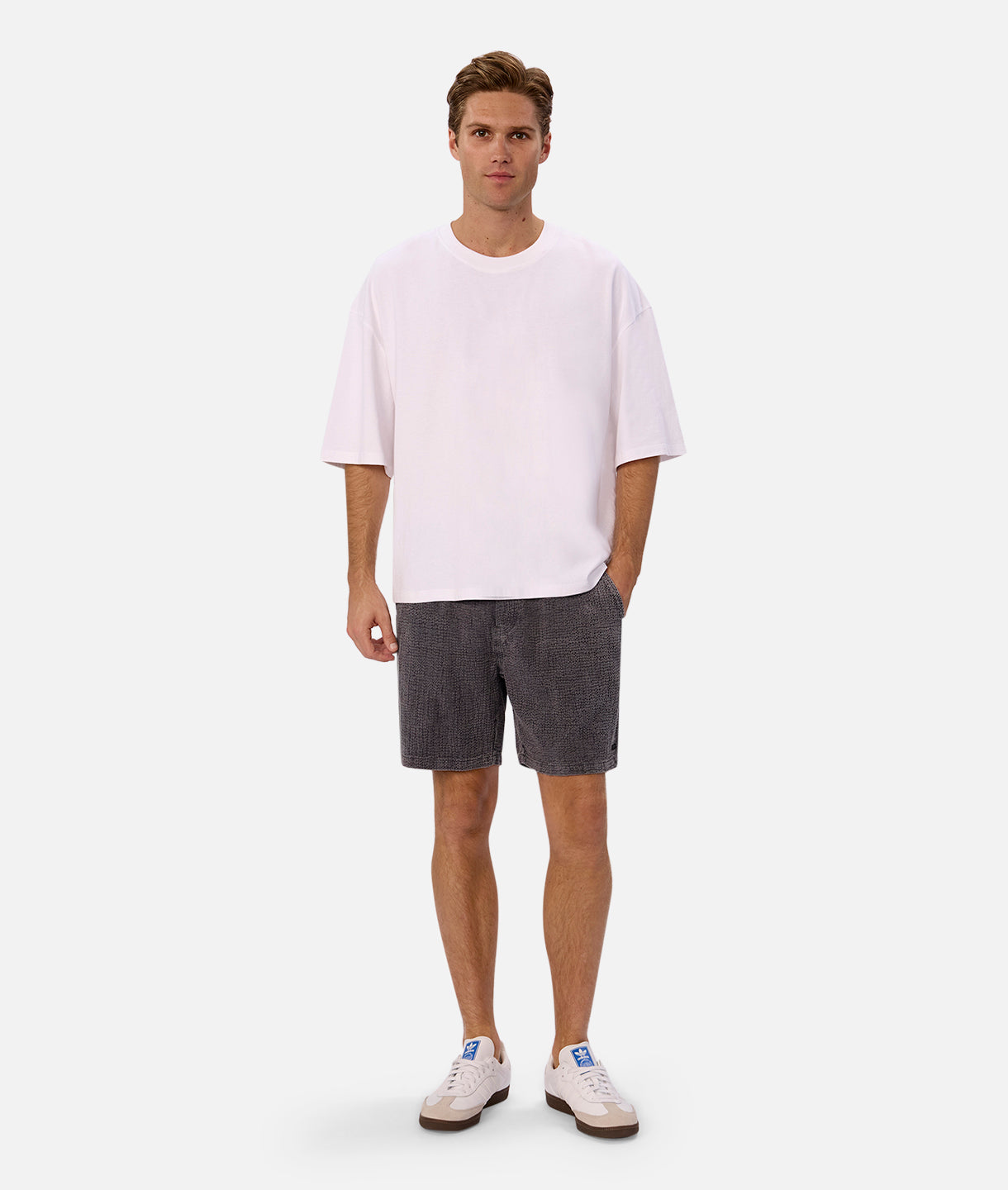 The Canyon Drawstring Short Washed Charcoal