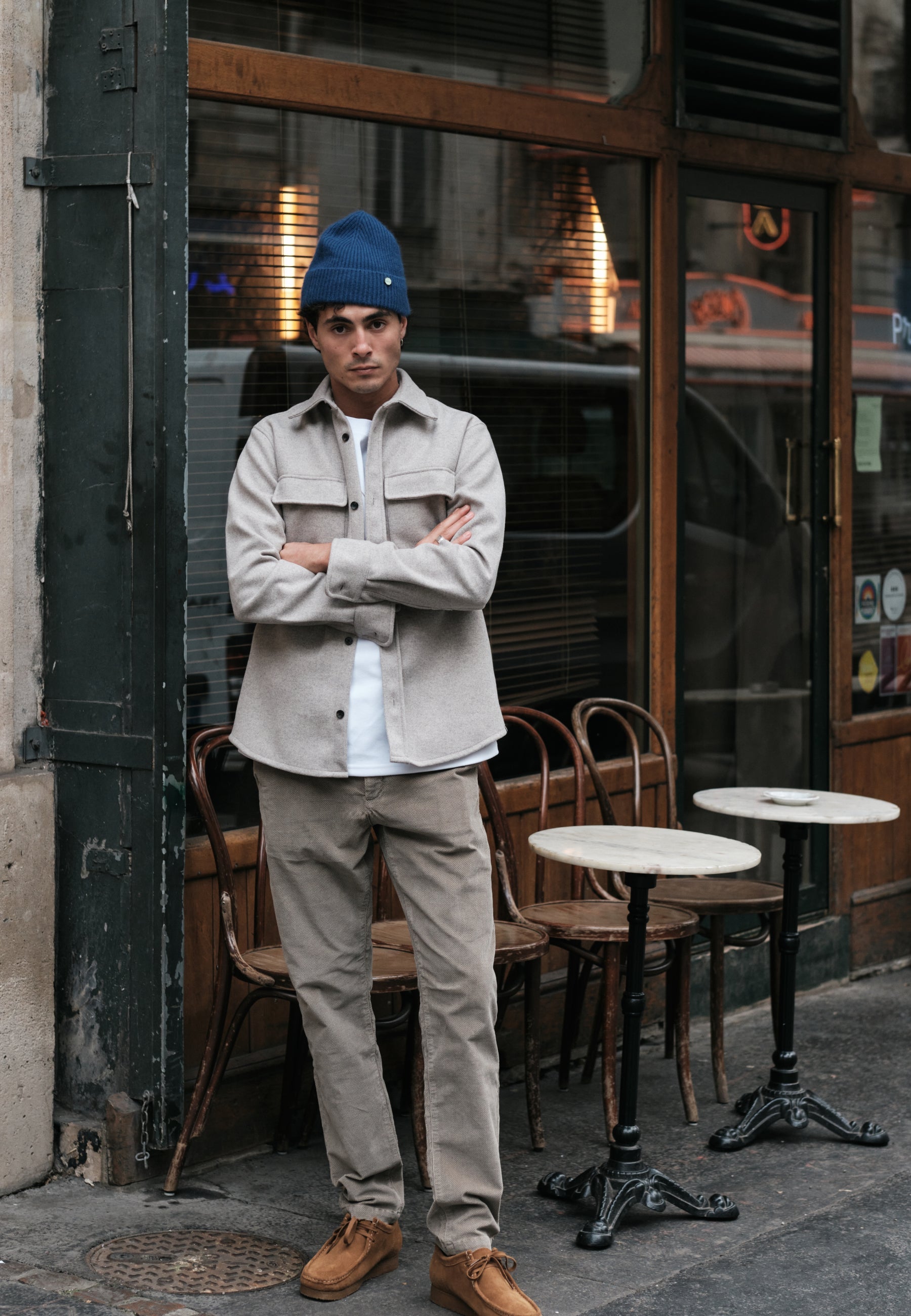 Ulrik Overshirt Ghost Grey