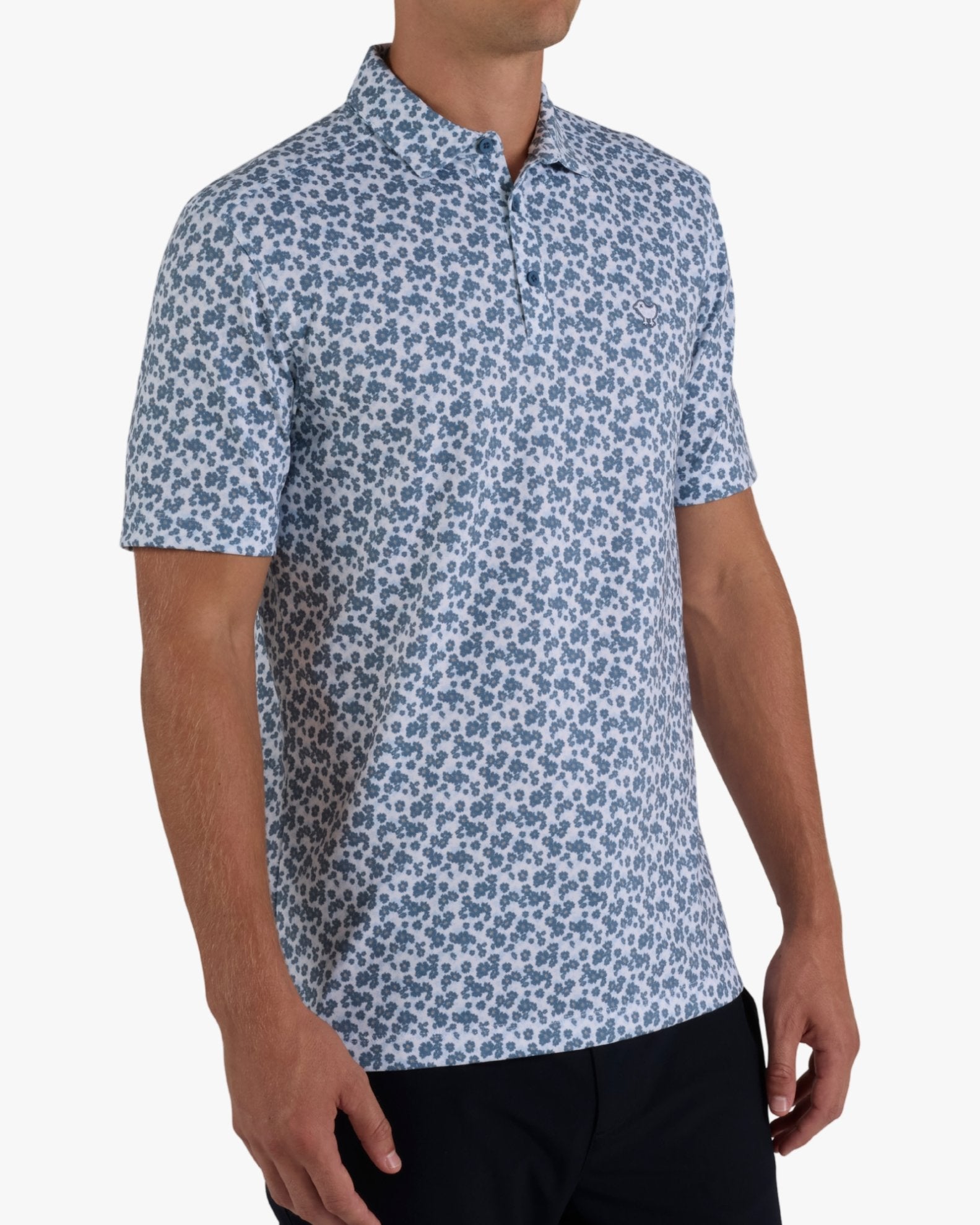Garden Gala Polo Blue Mirage