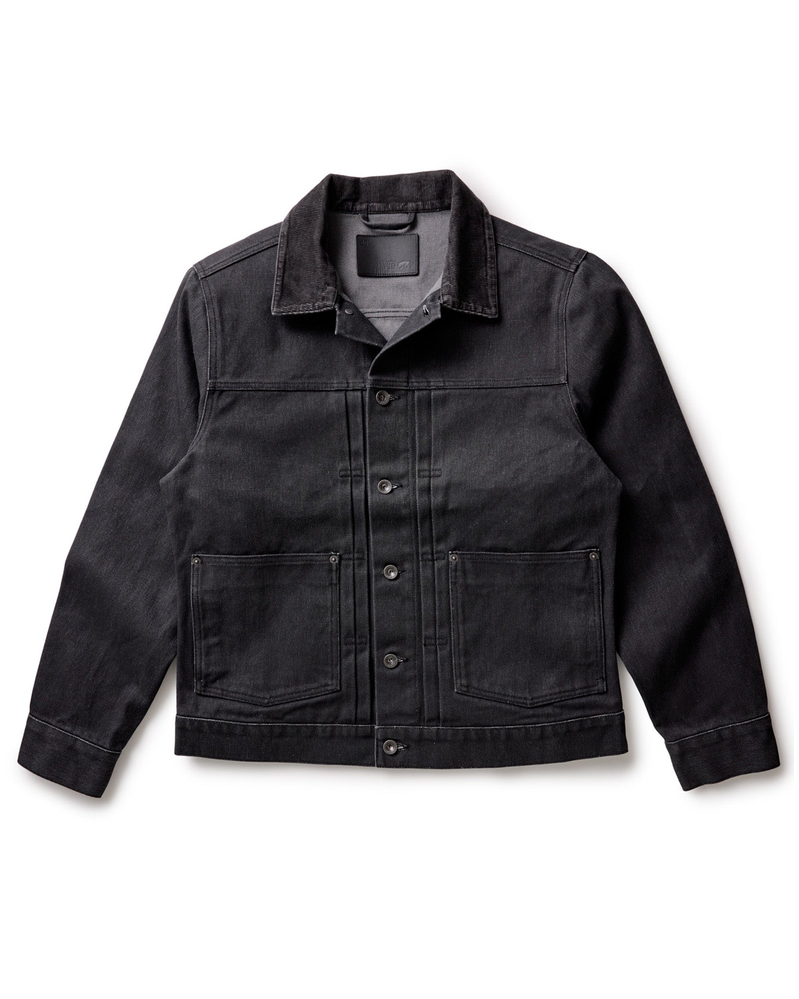 The Ryder Jacket in Chipped Canvas Coal