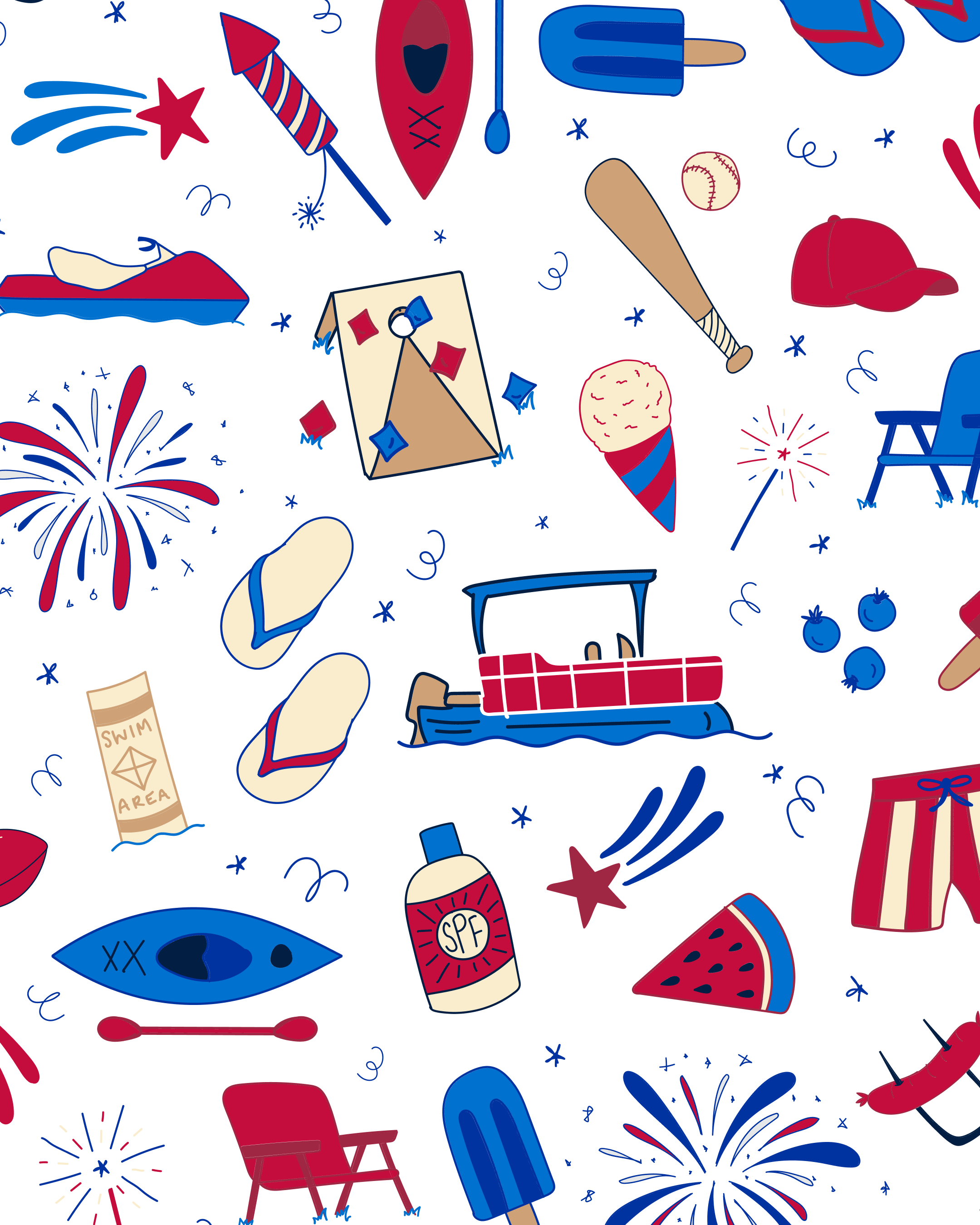 Americana Polo White