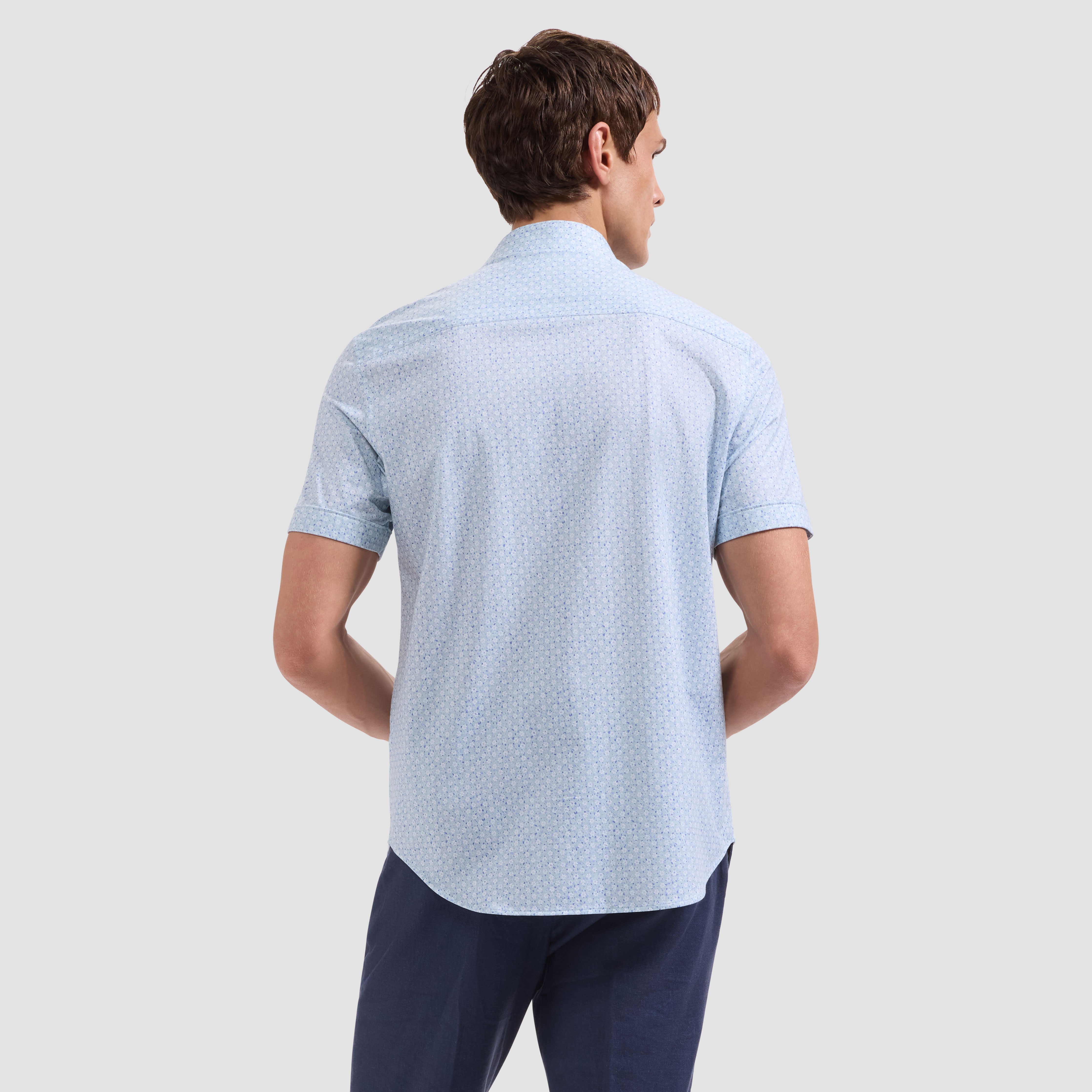 OOOHCotton Miles Short Sleeve Shirt Seafoam