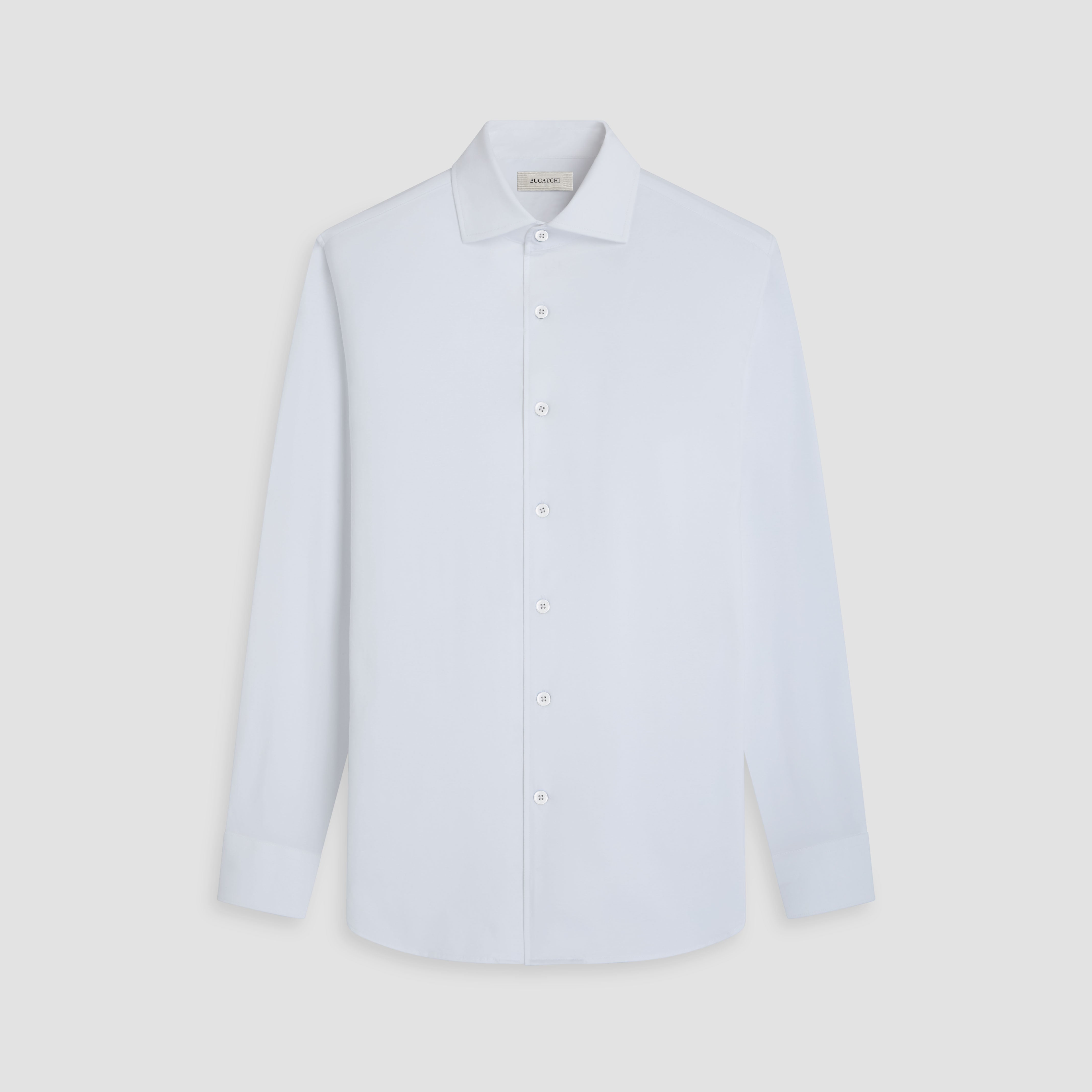 OOOHCotton Devon Long Sleeve Shirt White