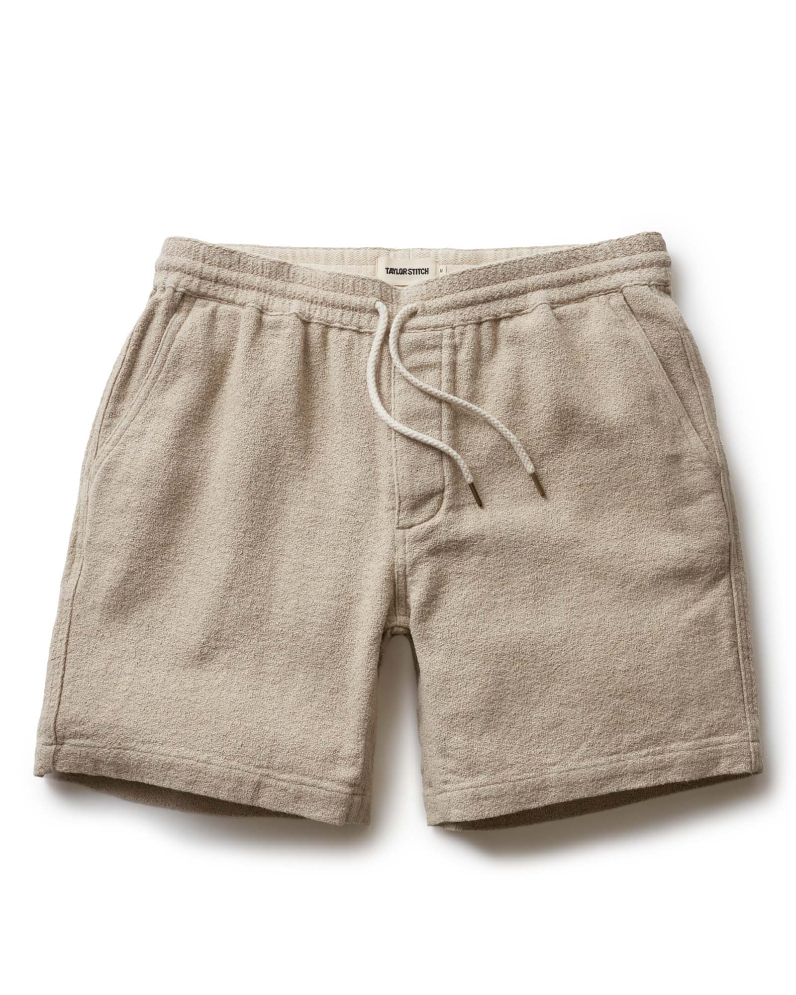 The Apres Short Heather Oat Crepe