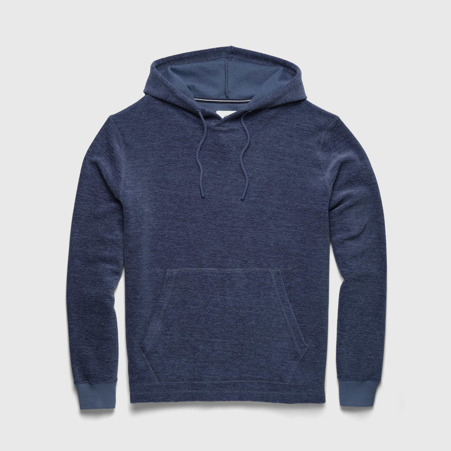 Dave Chenille Popover Hoodie China Blue