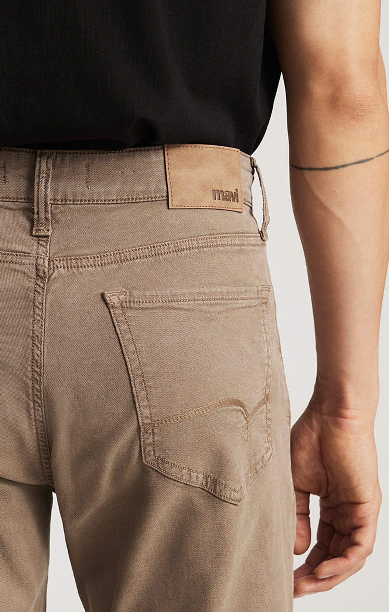 Steve Athletic Fit Timber Luxe Twill