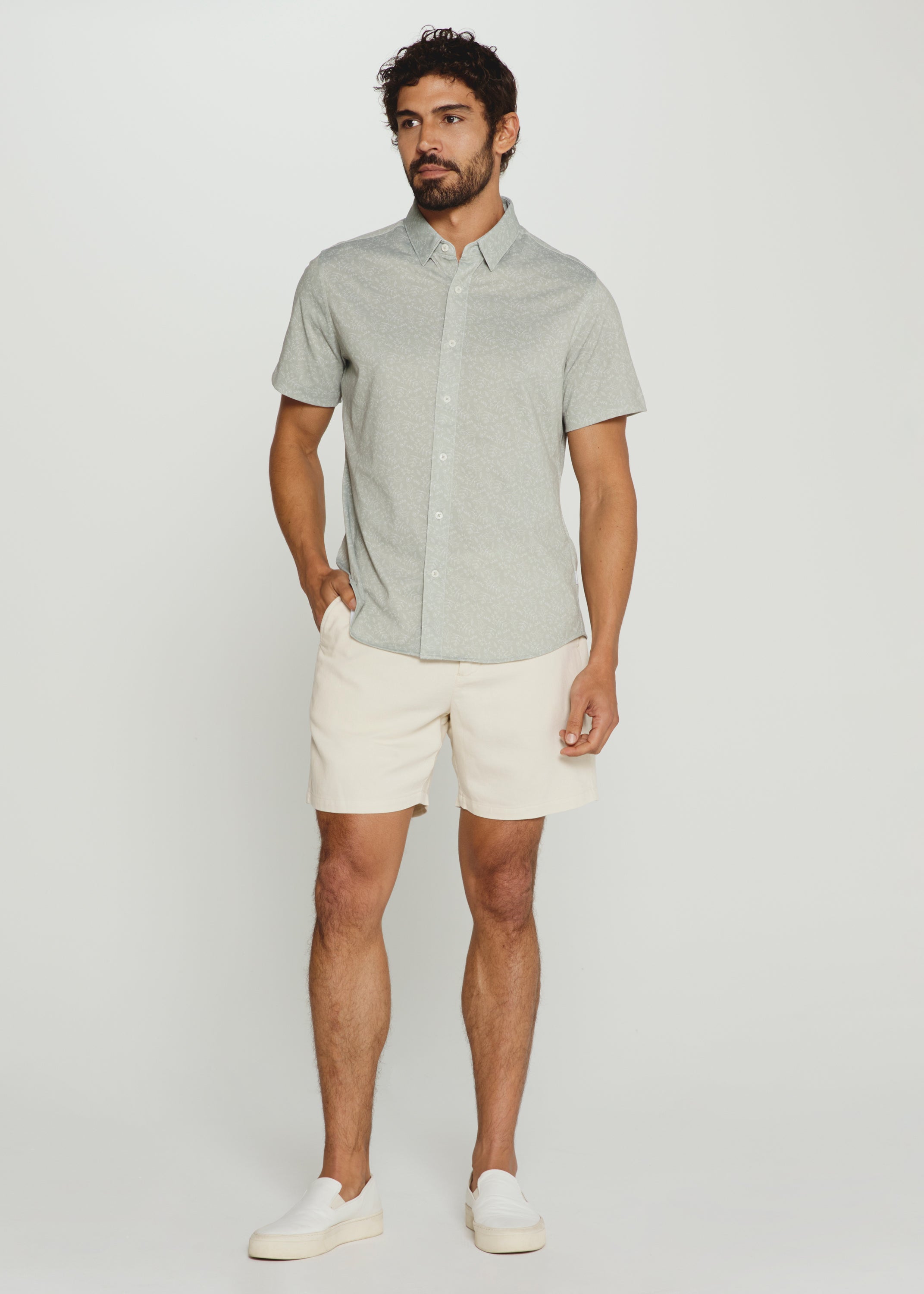 Laguna Linen Short - 7" Natural