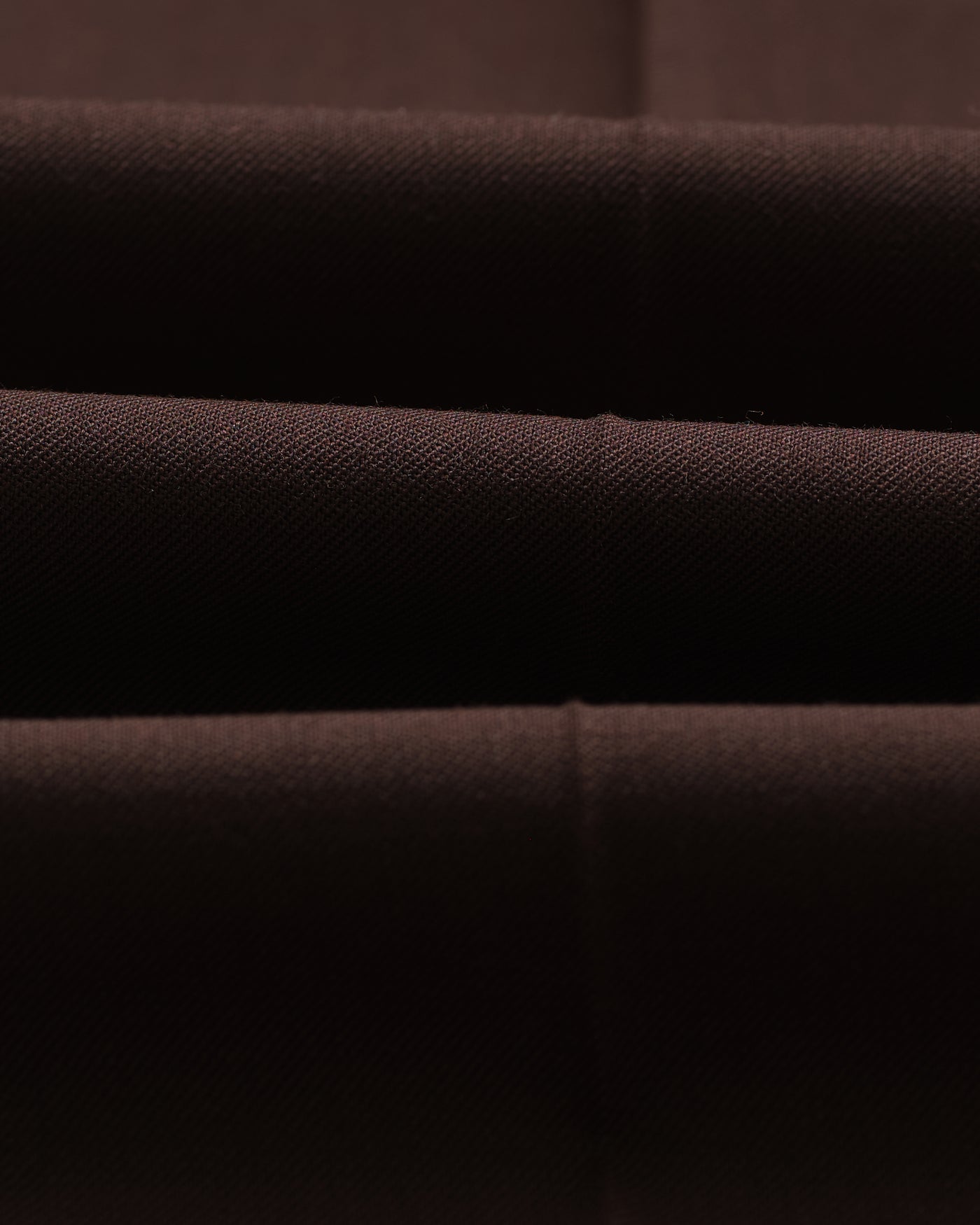 Aubyn Trouser - Wool Blend Twill Dark Brown