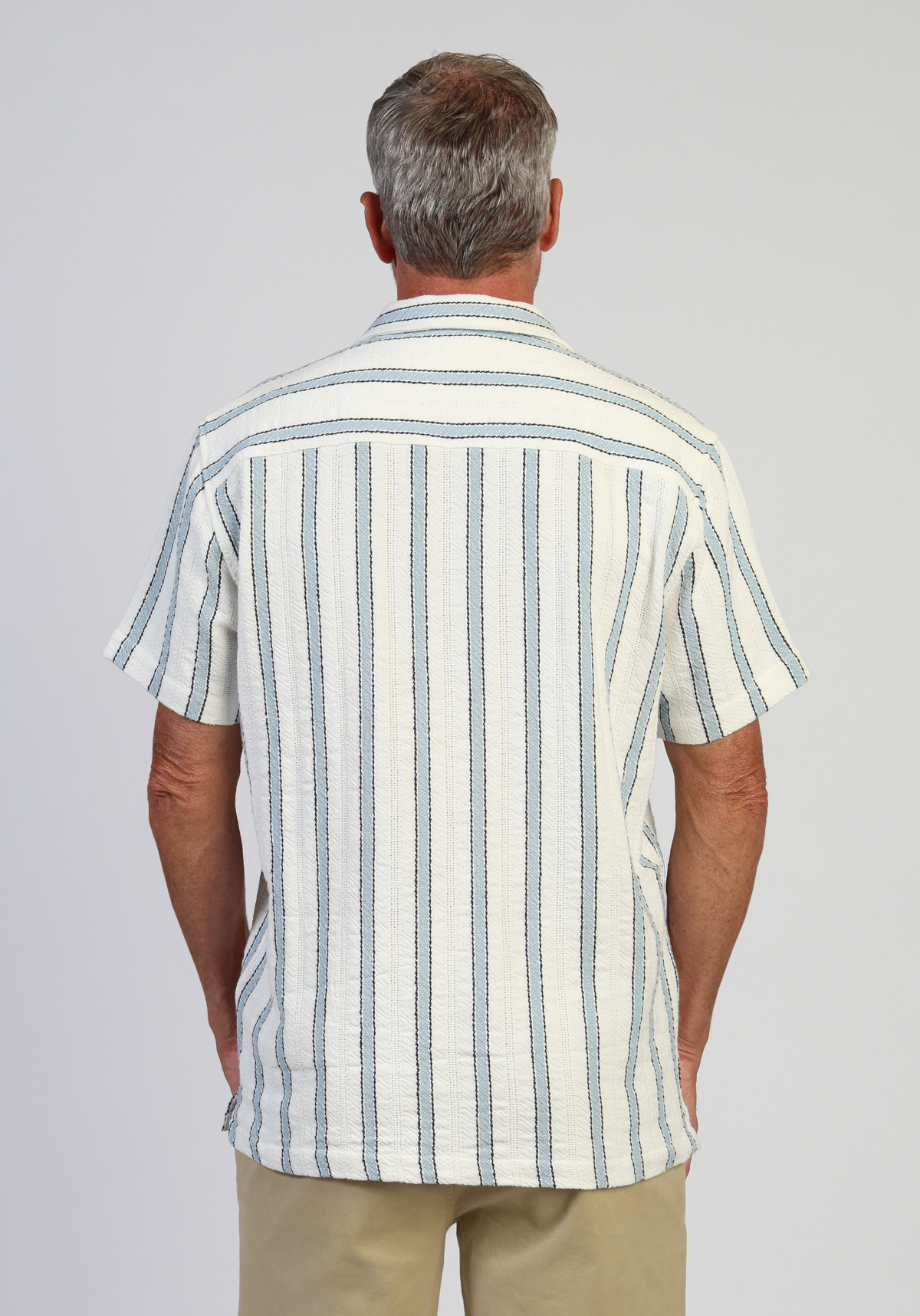 Cabana Shirt Natural/Blue