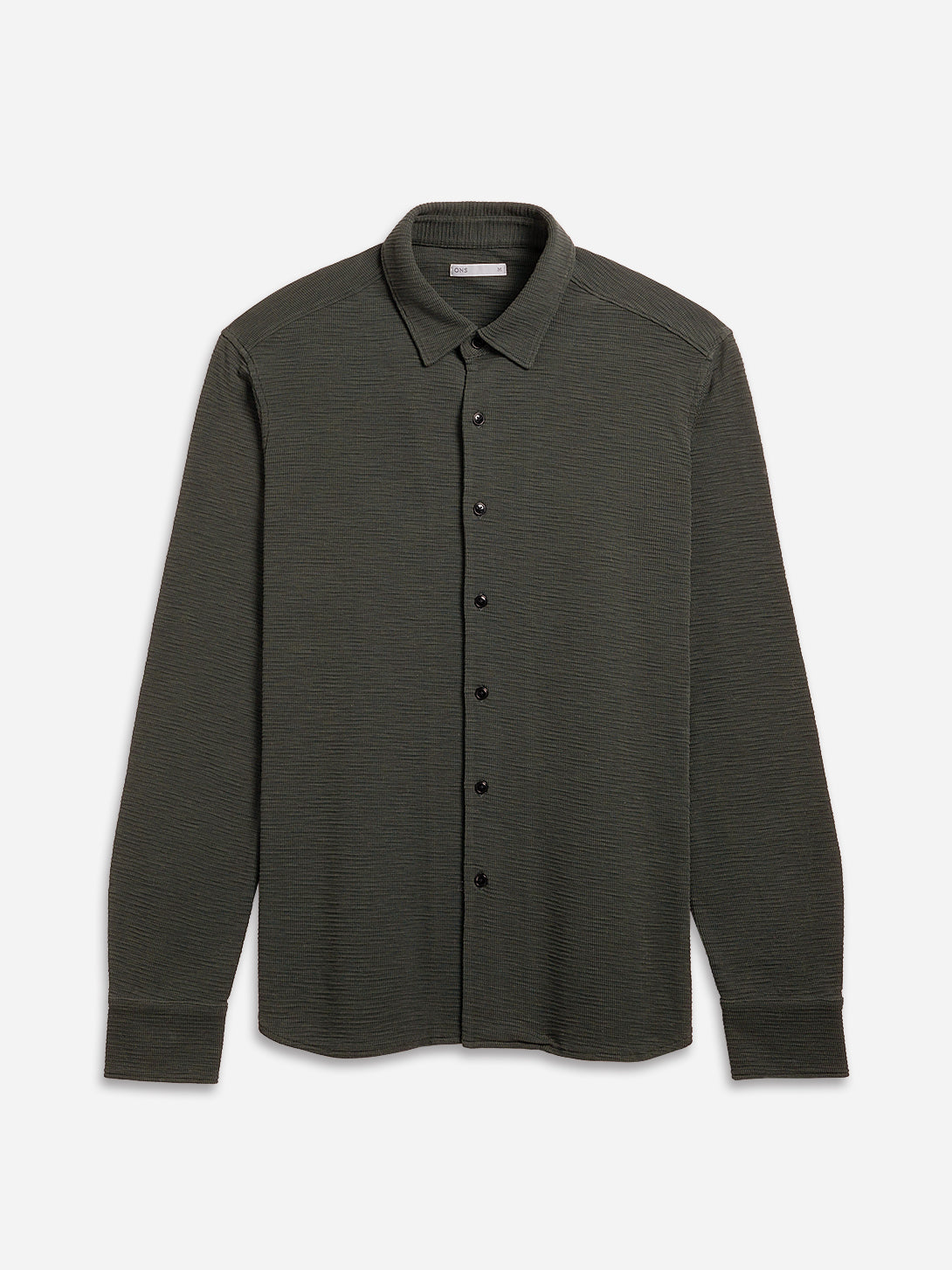 Darcy Slub Waffle Shirt Peat