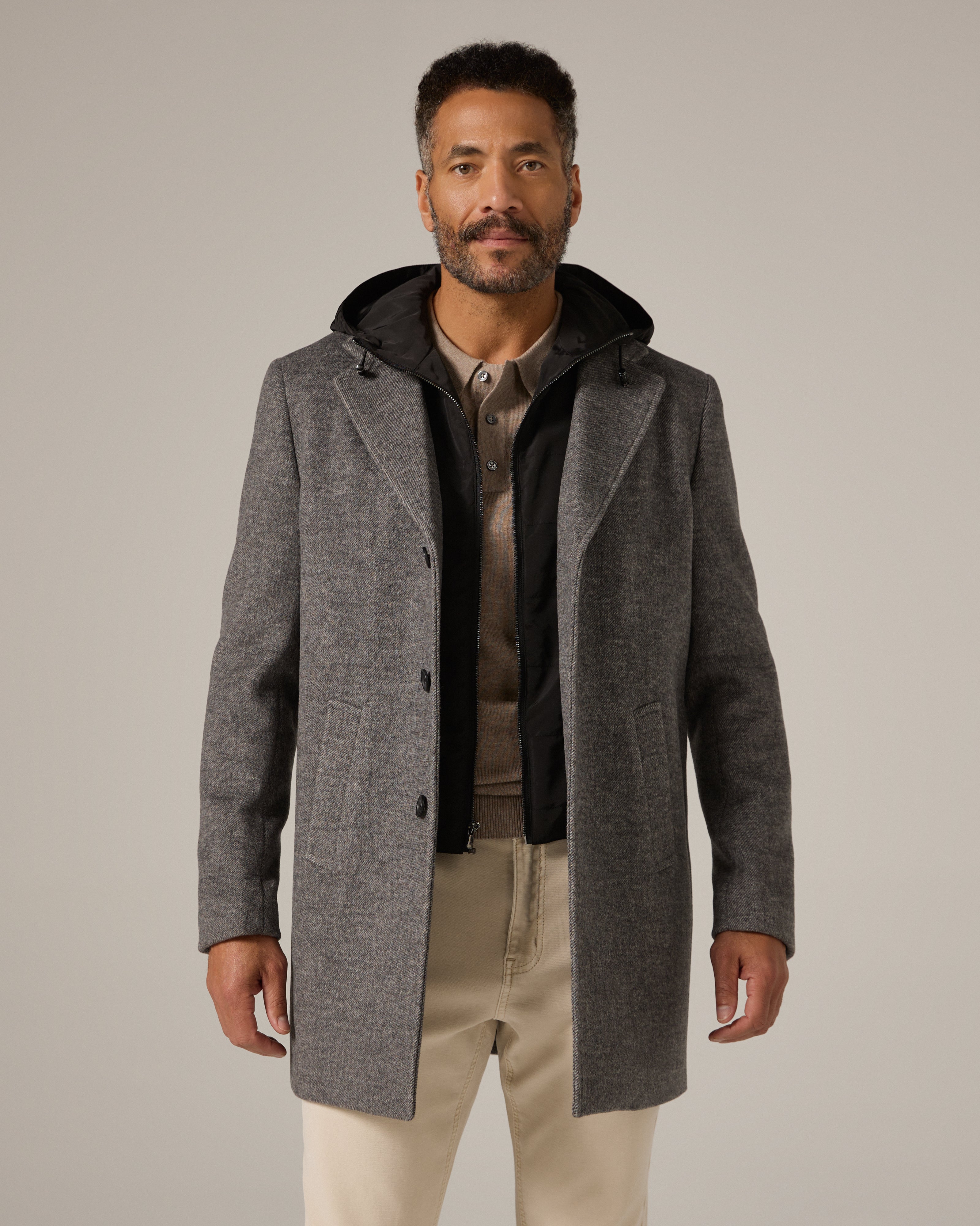 The Borough Overcoat Grey