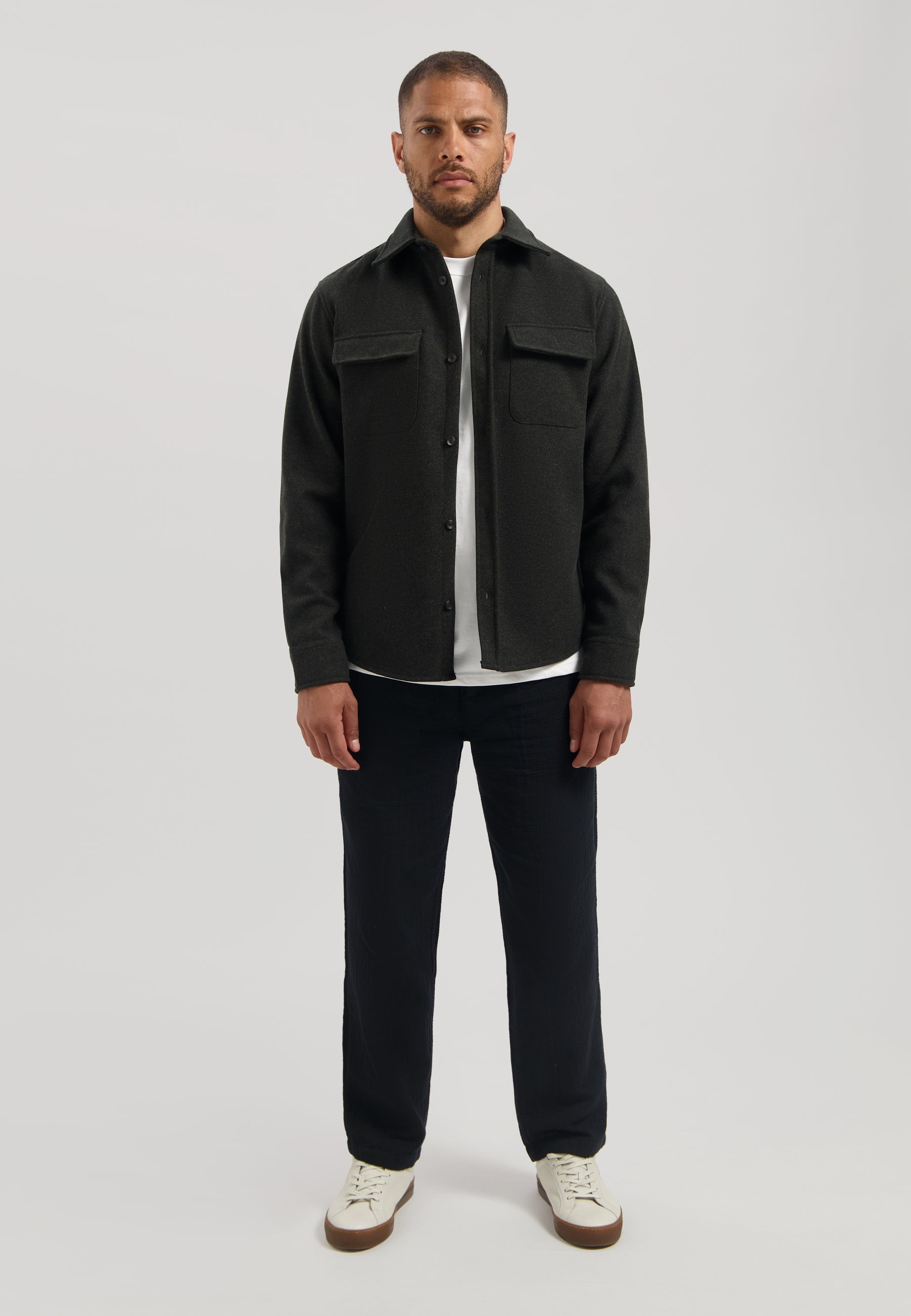 Ulrik Overshirt Dark Brown