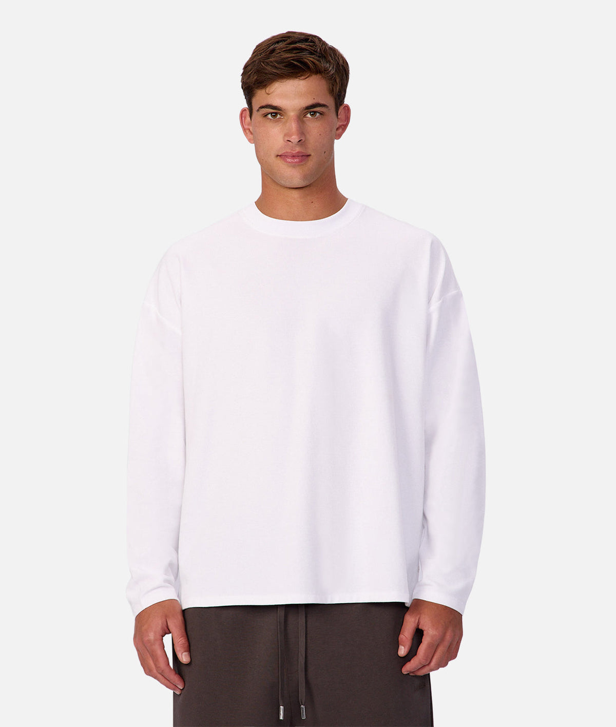 The Waffle Long Sleeve Tee Chalk