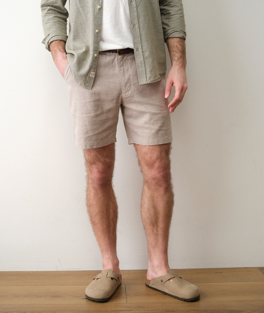 Saturday Hemp Chino Short Taupe