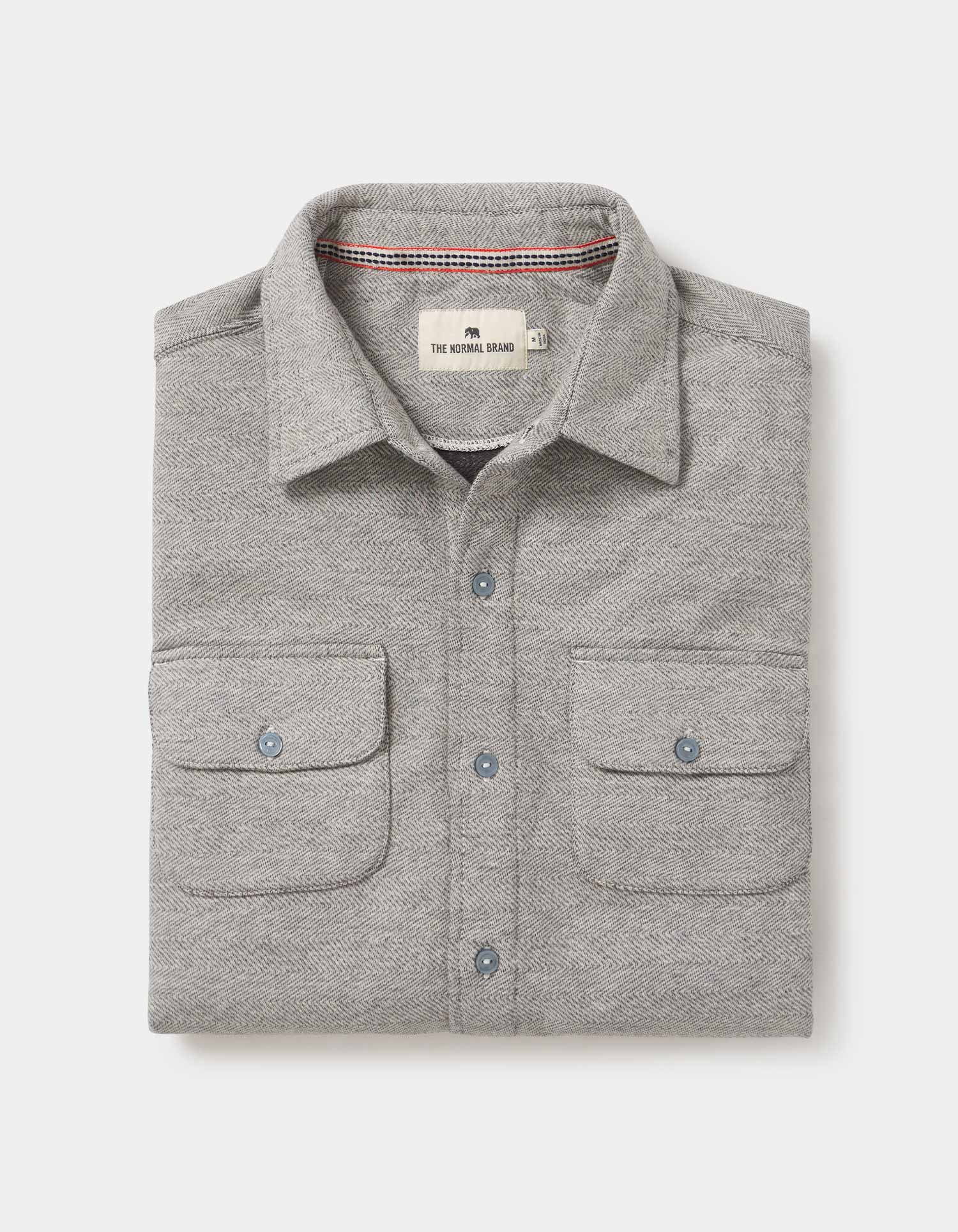 Textured Knit Everyday Shirt Graphite