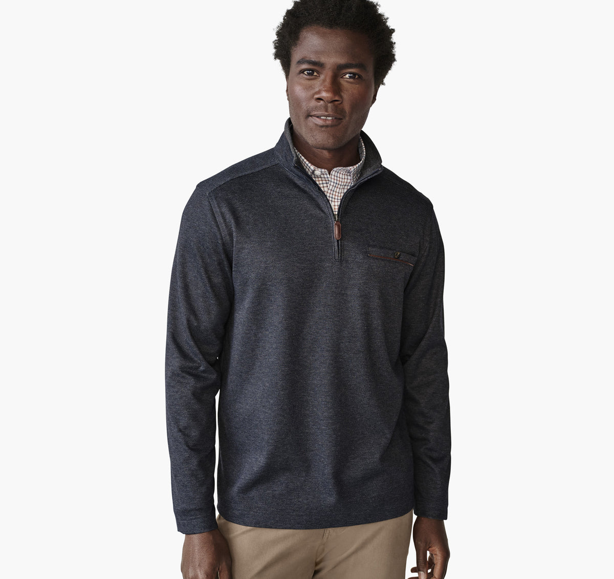 Merritt Quarter-Zip Navy