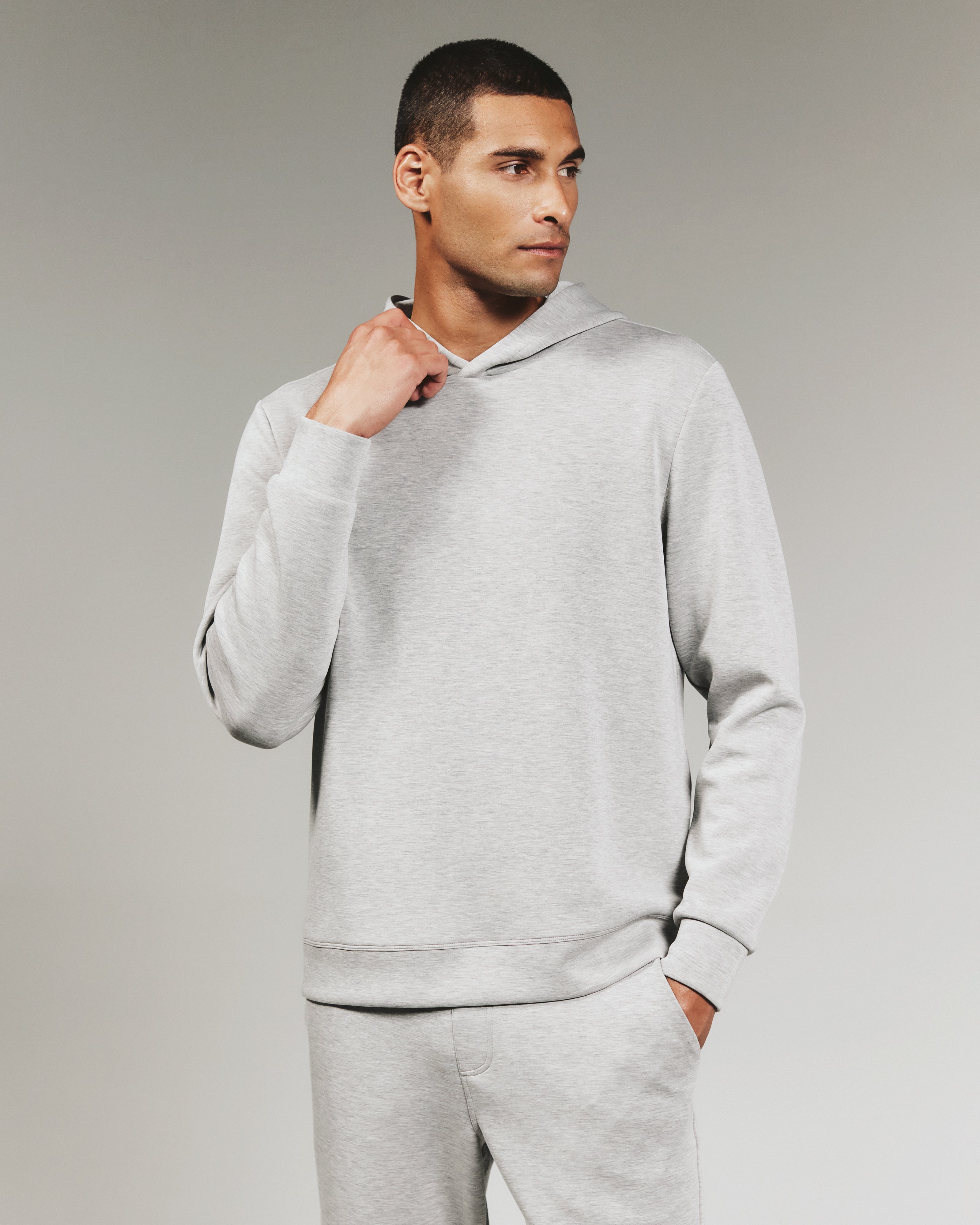 Rev Modal Hoodie Heather Grey
