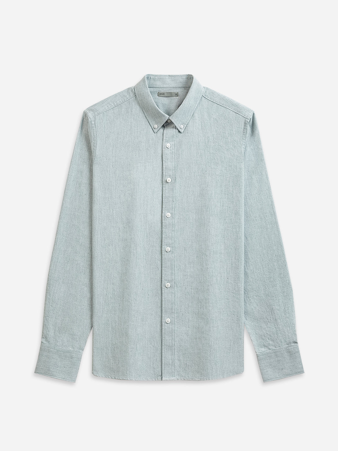 Fulton Heather Oxford Shirt Lead Heather