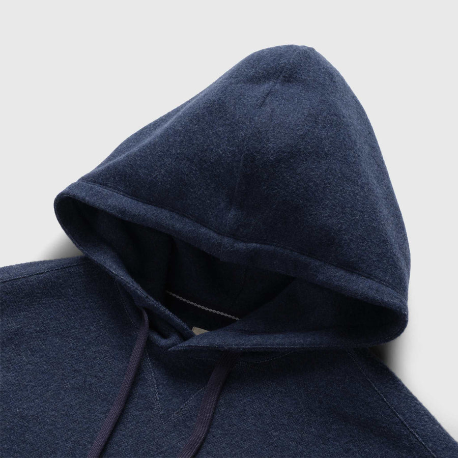 Justin Cashmist Fleece Popover Hoodie Navy Heather