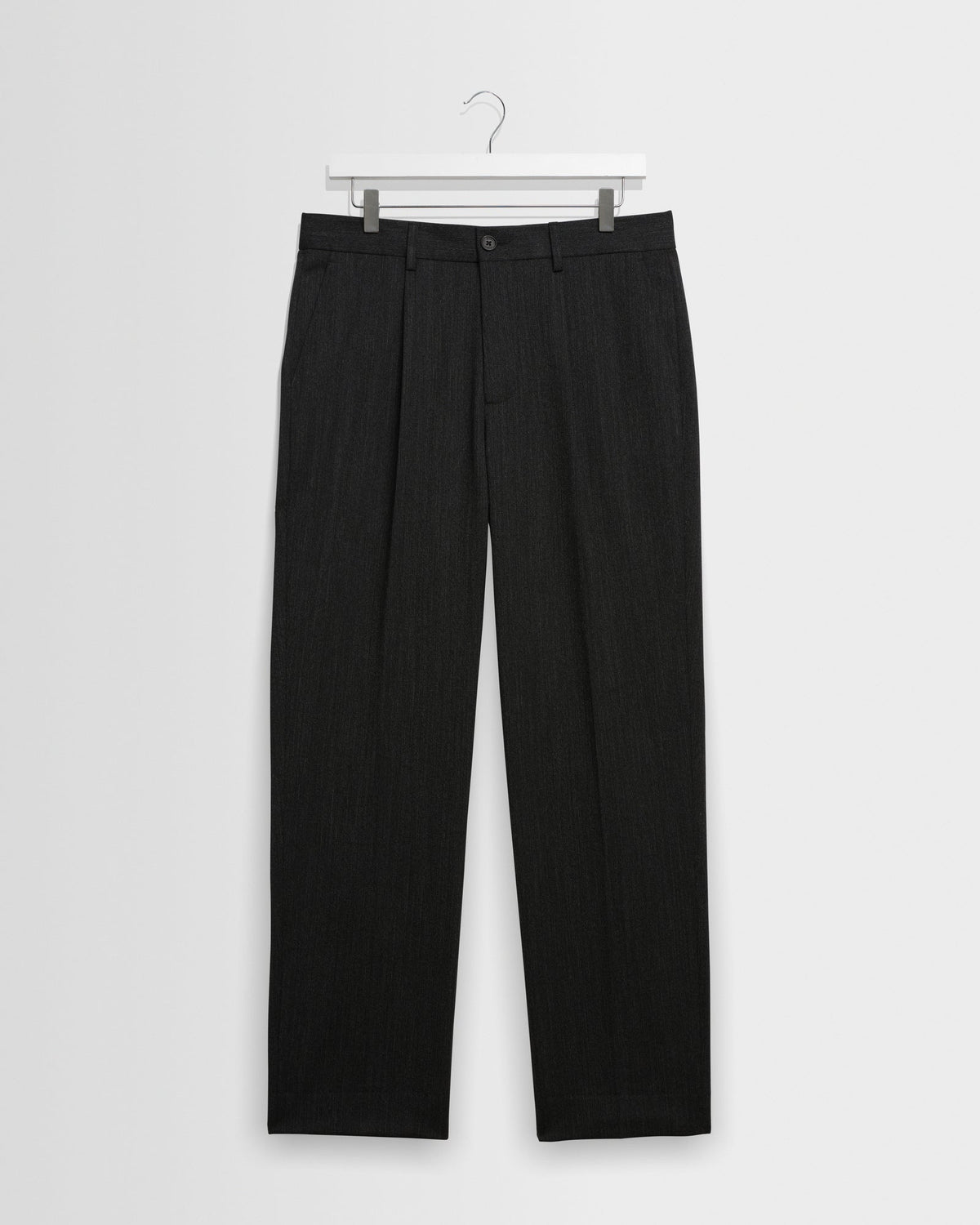 Aubyn Trouser Wool Blend Two Tone Charcoal