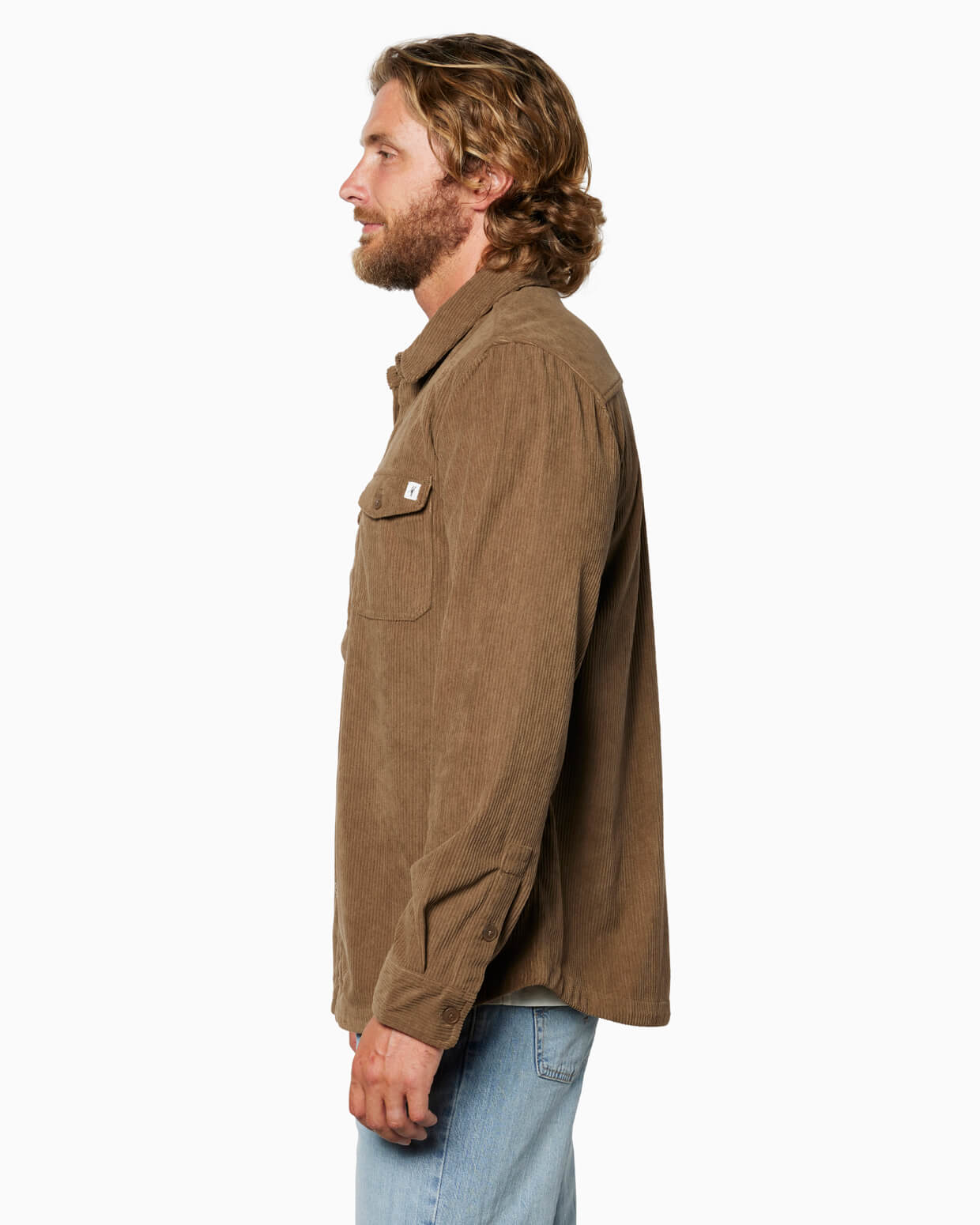 Sunridge Corduroy Shirt Coffee