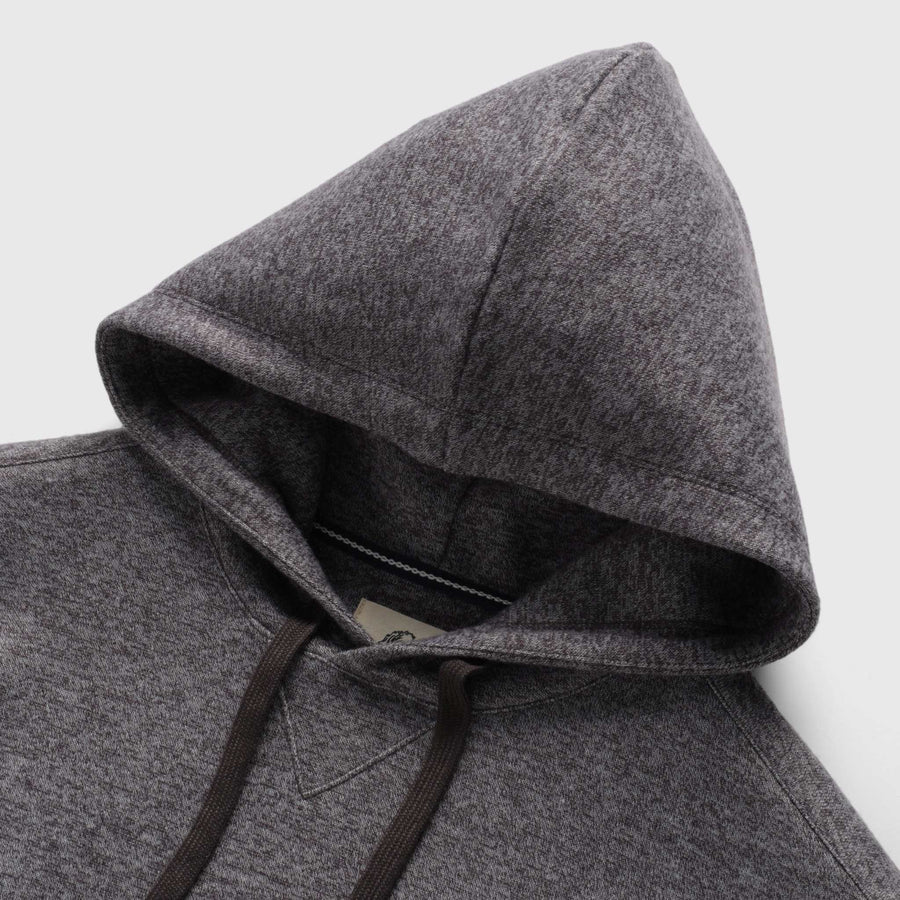 Justin Cashmist Fleece Popover Hoodie Charcoal Heather