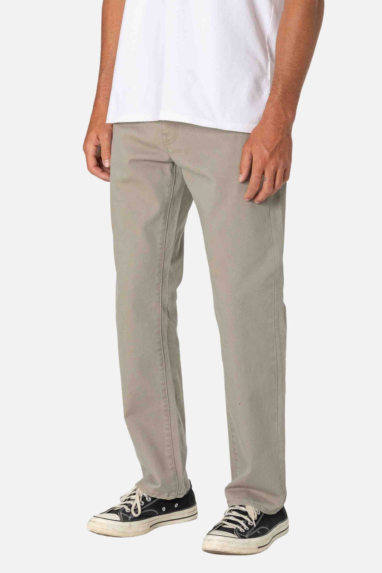 Ren 57 Classic Straight Bull Denim Vintage Khaki