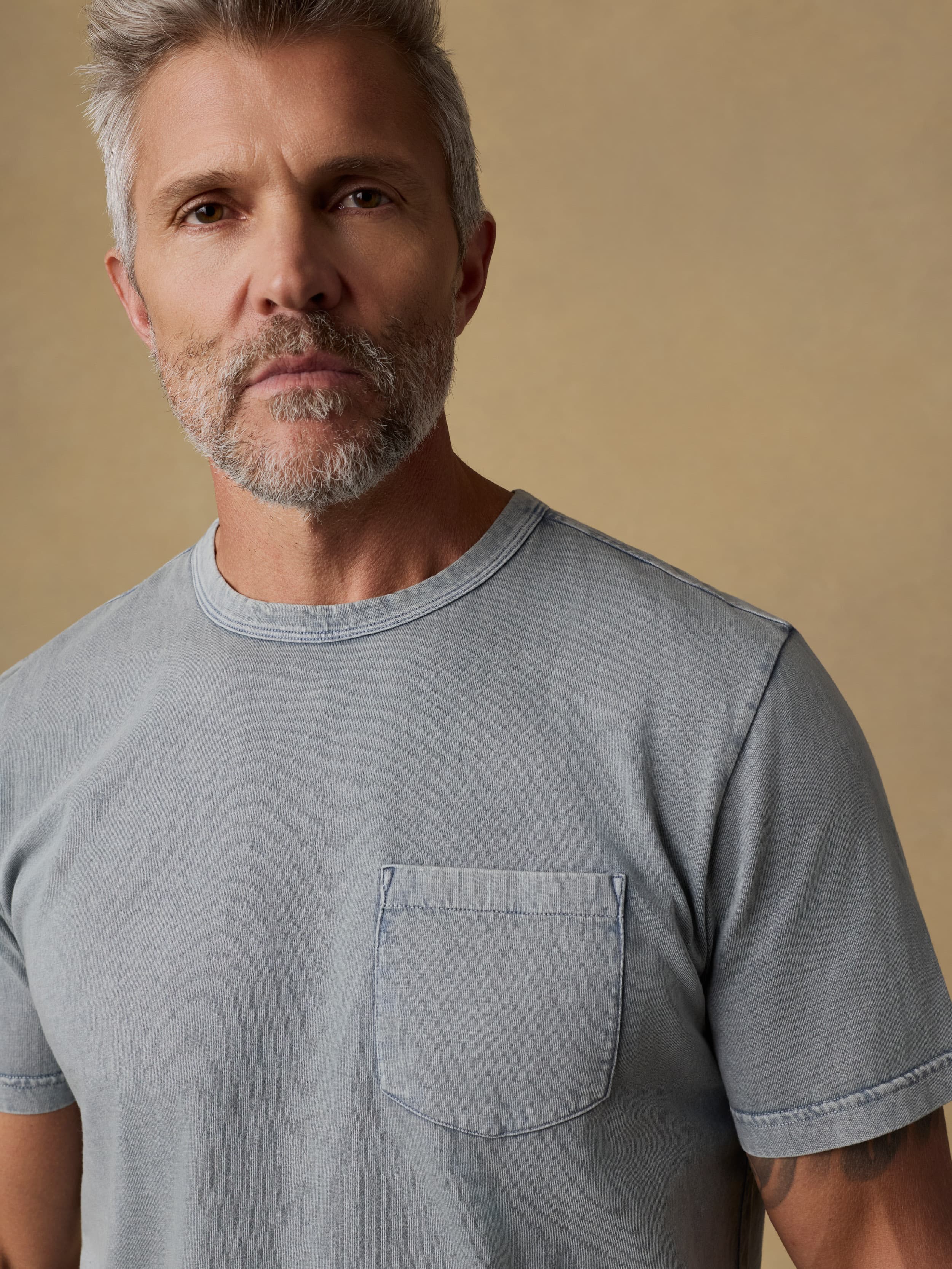 Recycled Cotton Tee Lakeshore Grey