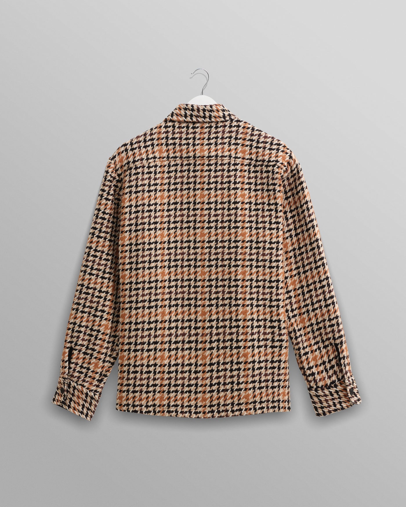 Whiting Overshirt - Houndstooth Weave Natural