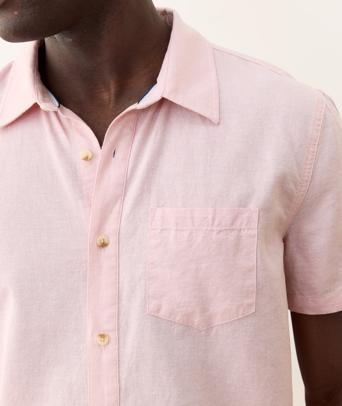 Better-Than-Linen Shirt Salmon