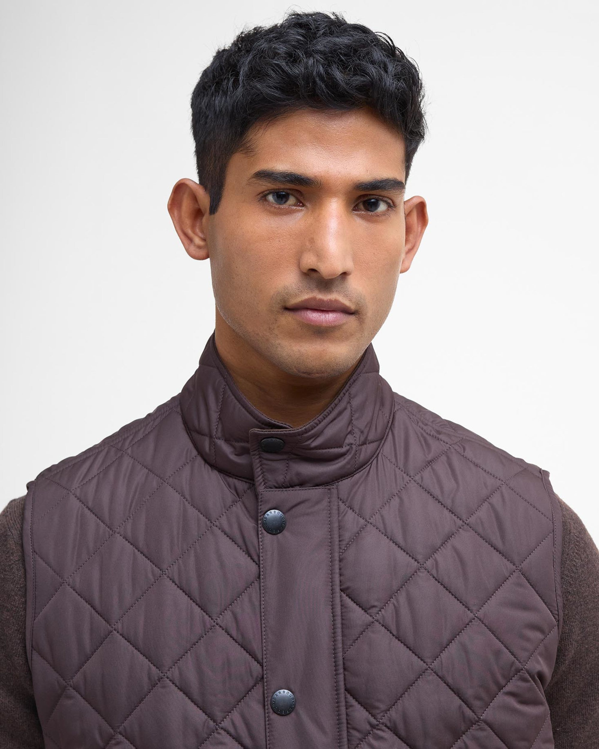 New Lowerdale Quilted Gilet Black Oak