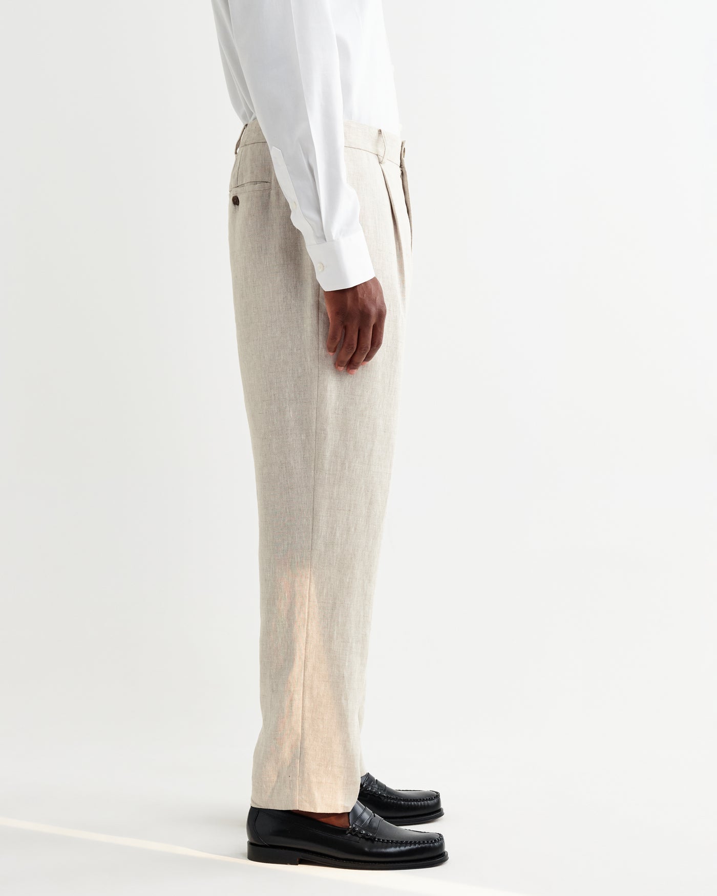 Aubyn Trouser in Linen Natural