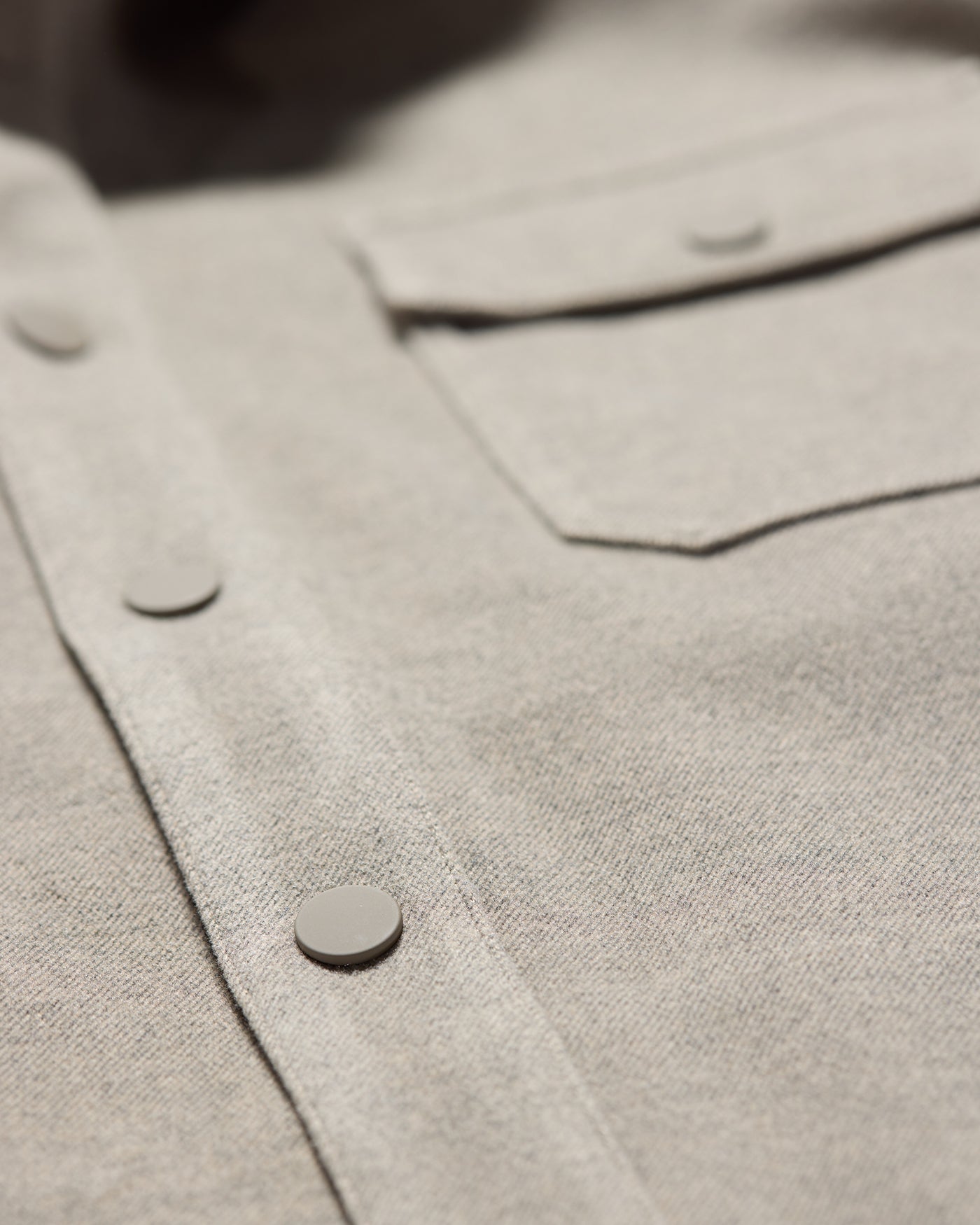 Hamlin Twill Shirt Jacket Oatmeal