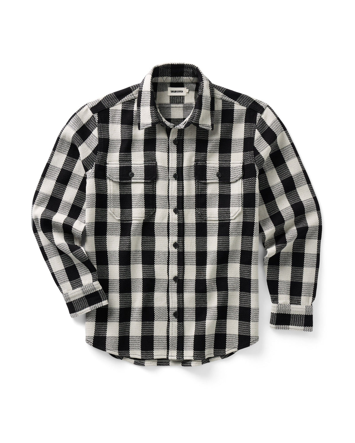 The Division Check Shirt Black Indigo