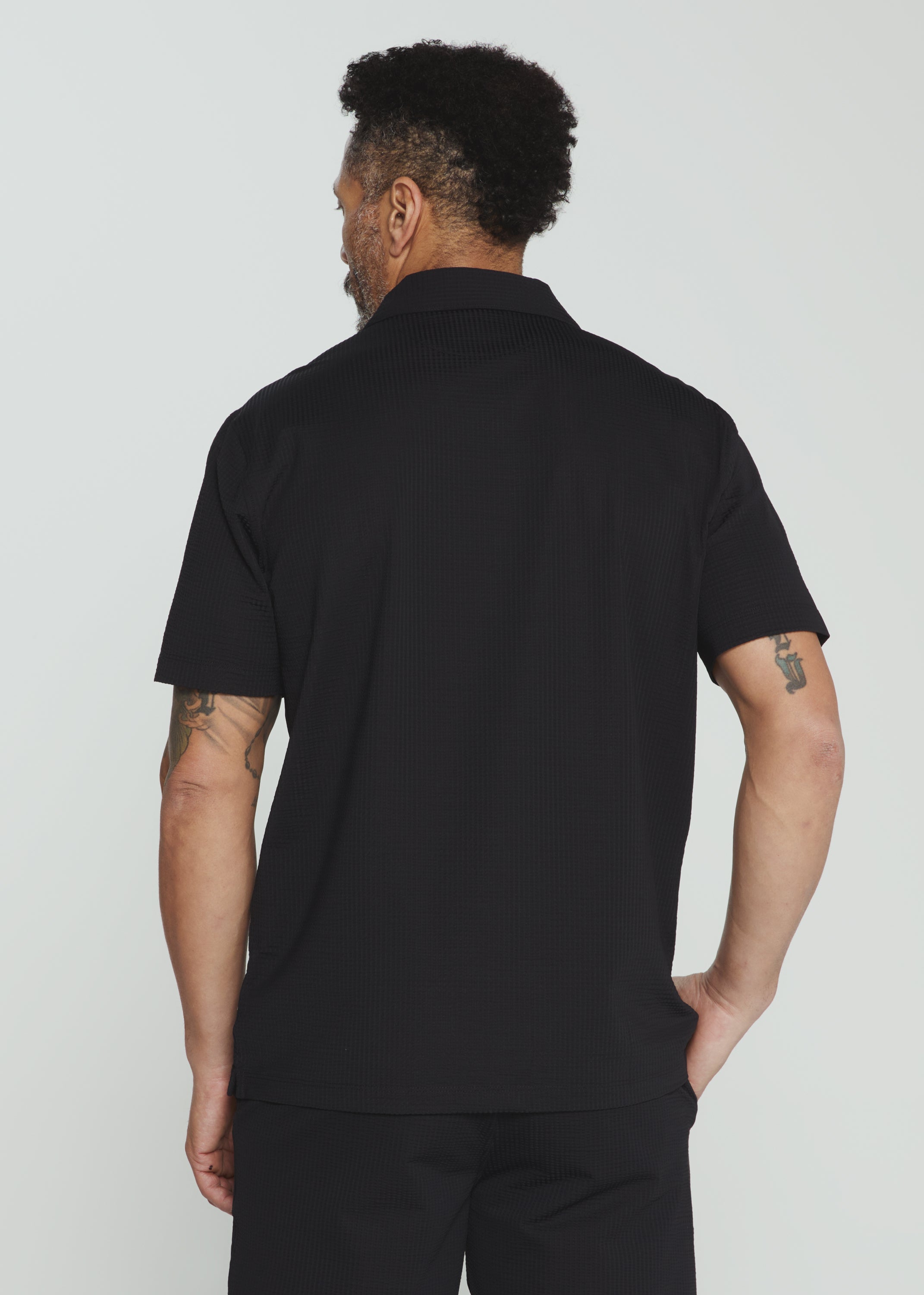 Sutherland Camp Shirt Black