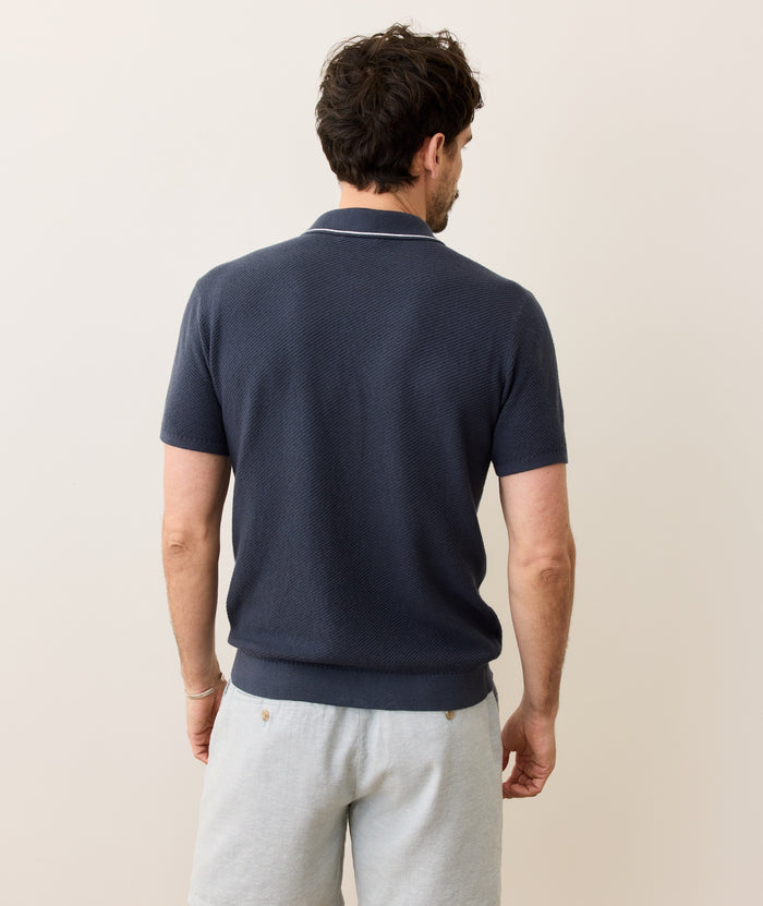 Greyson Sweater Polo India Ink