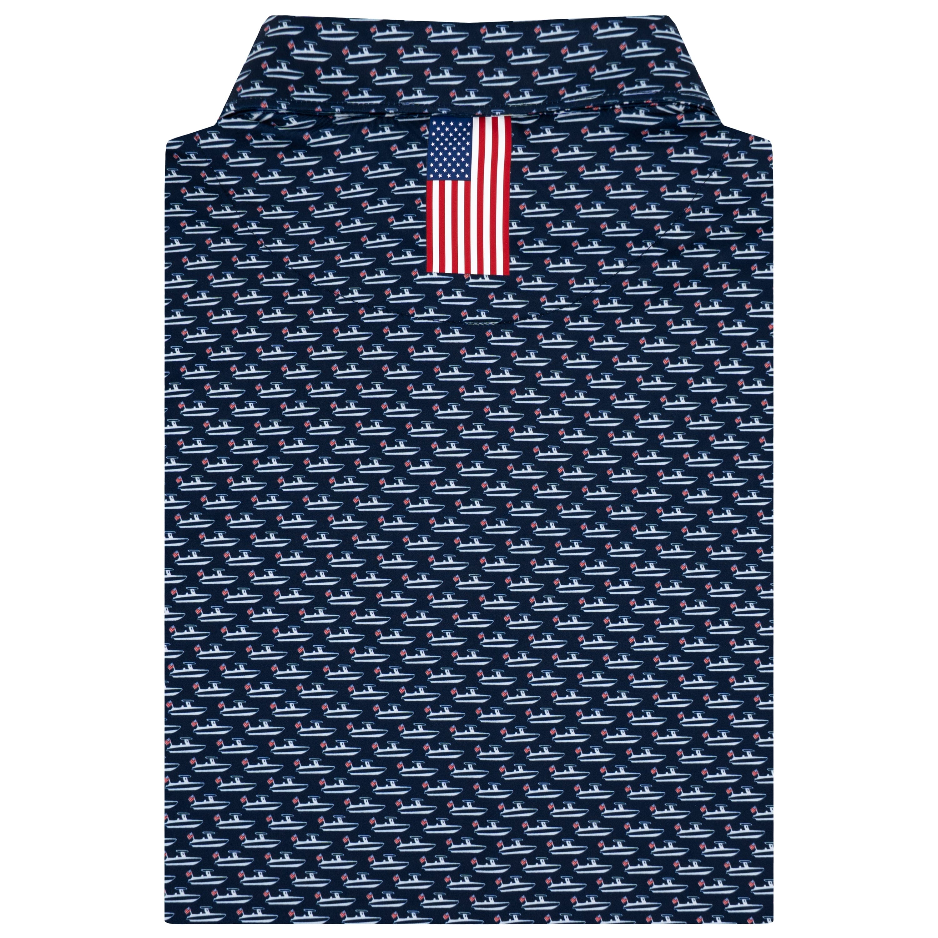 The Skipper Polo Fleet Navy/White
