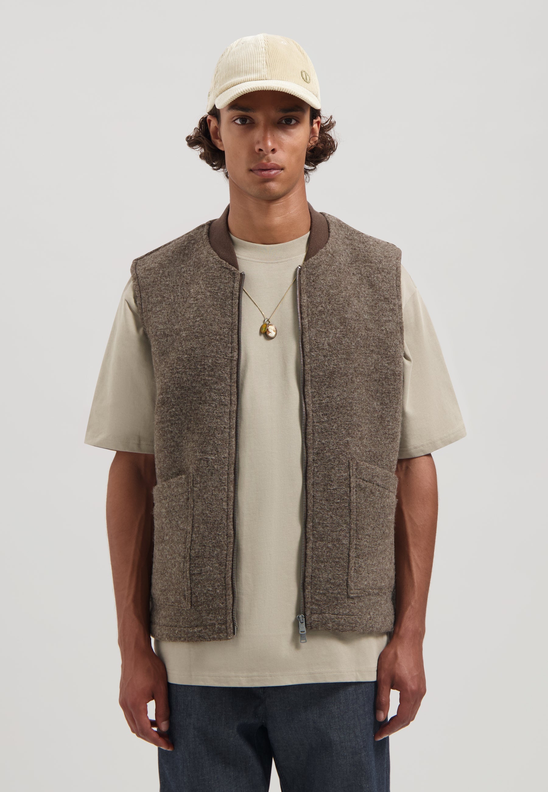 Nils Gilet Vintage Khaki