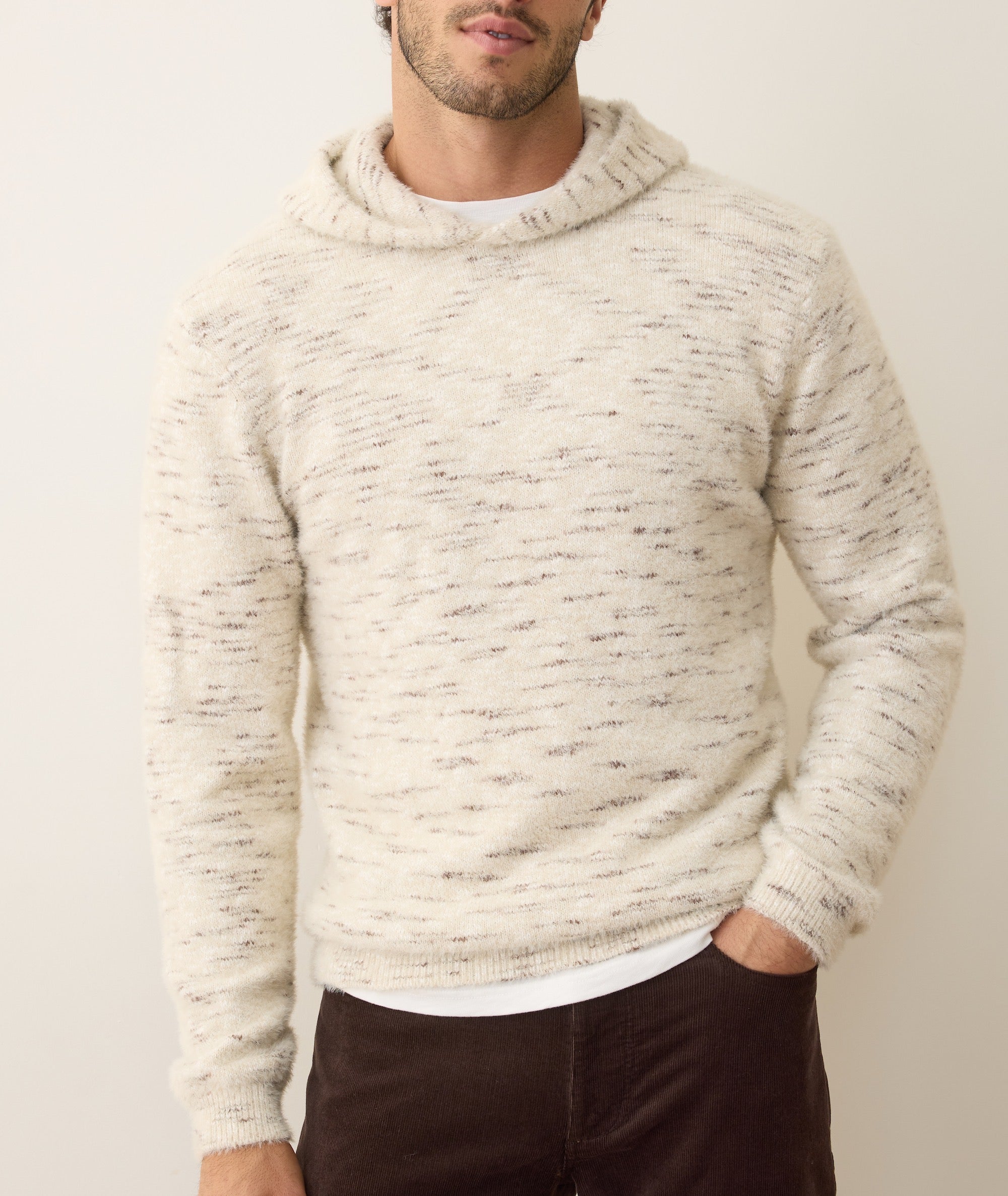 Wilder Sweater Hoodie Natural Geo