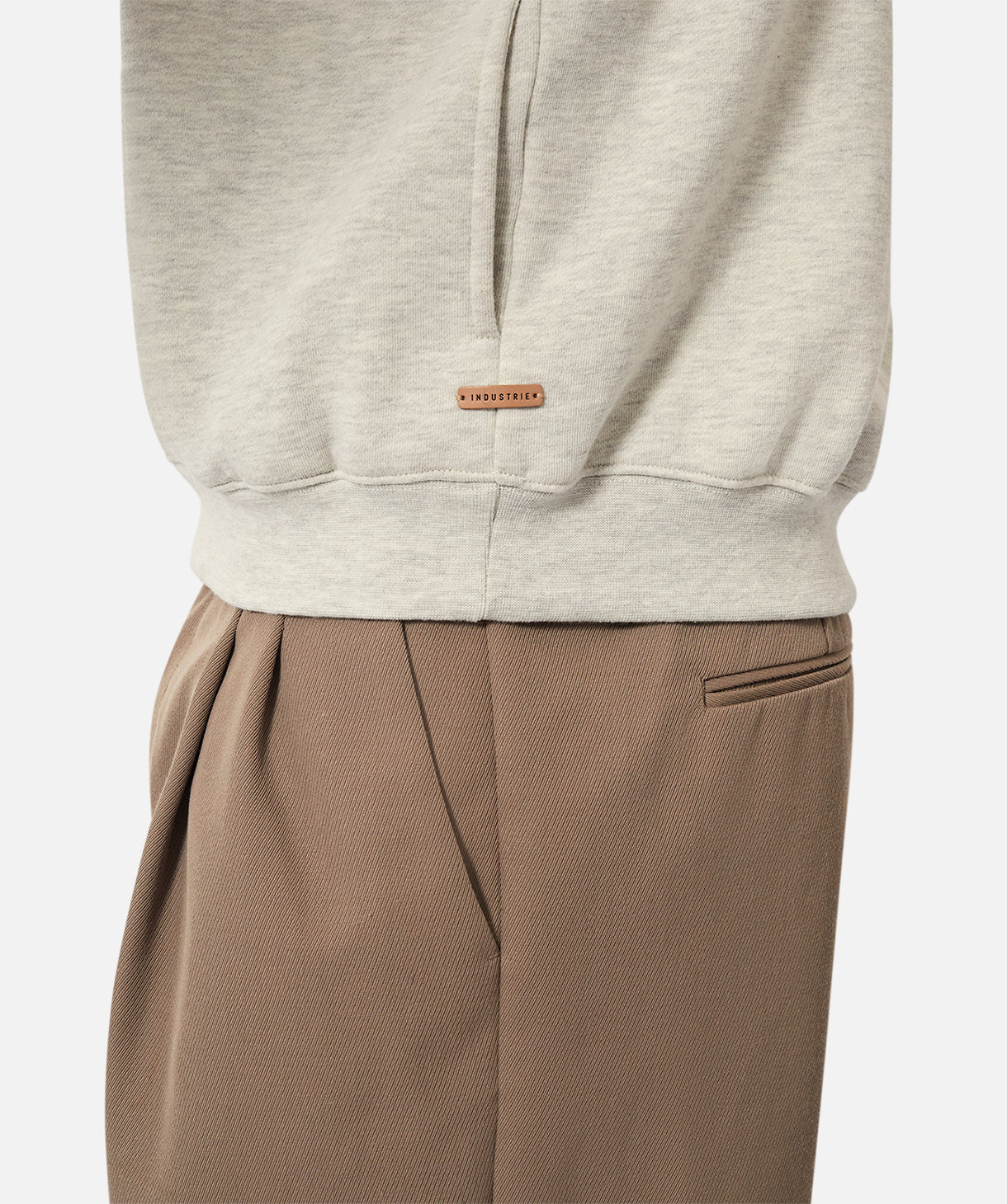 The Staunton Track Top Oatmeal Marl