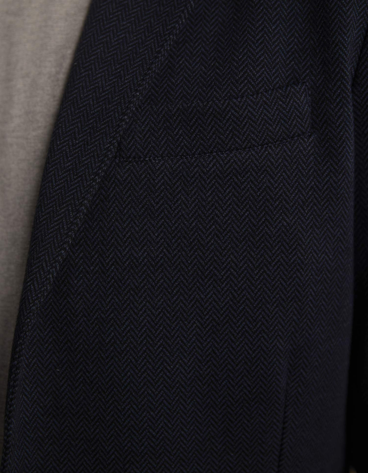 Stretch Knit Blazer Normal Navy