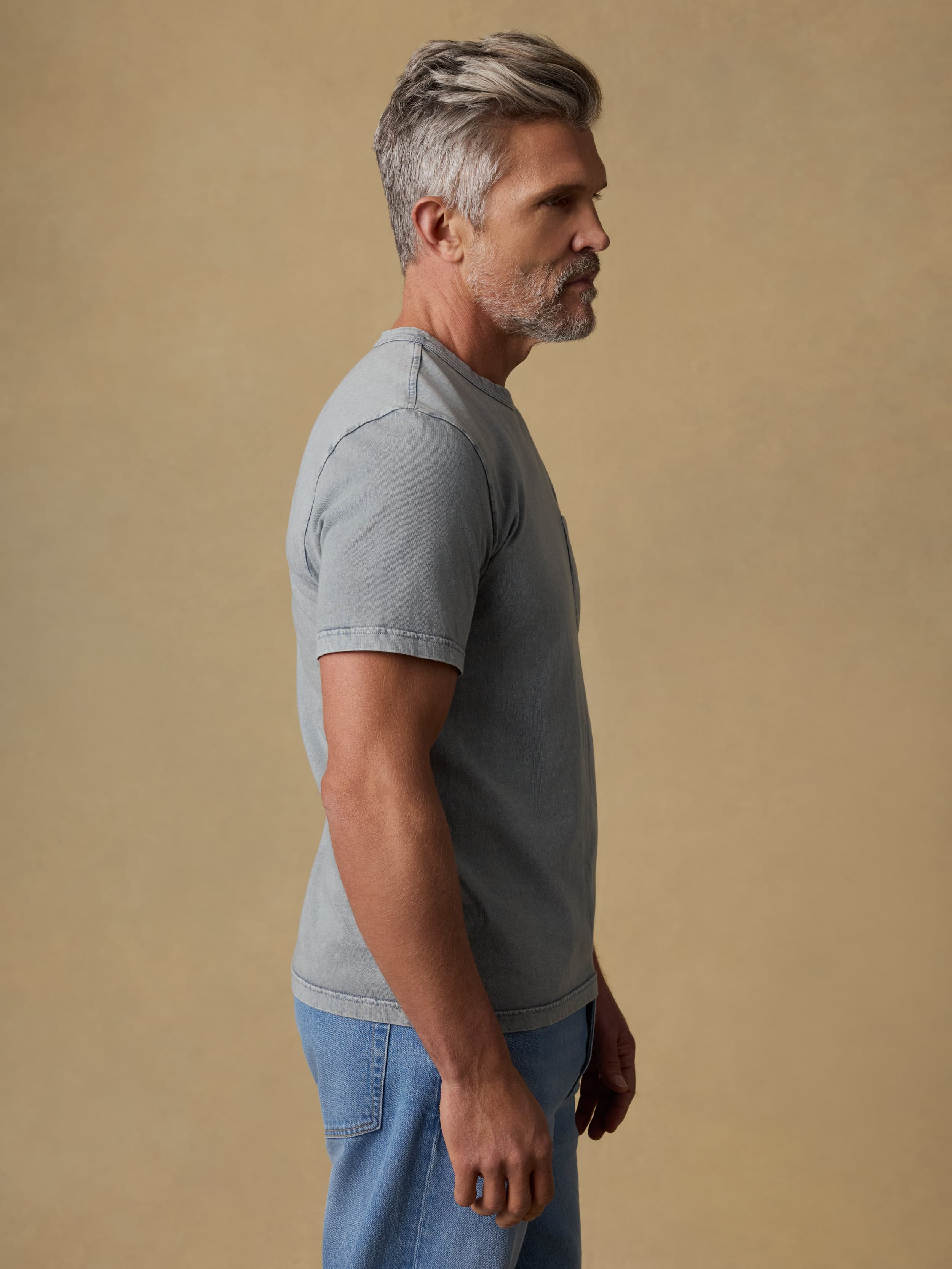Recycled Cotton Tee Lakeshore Grey