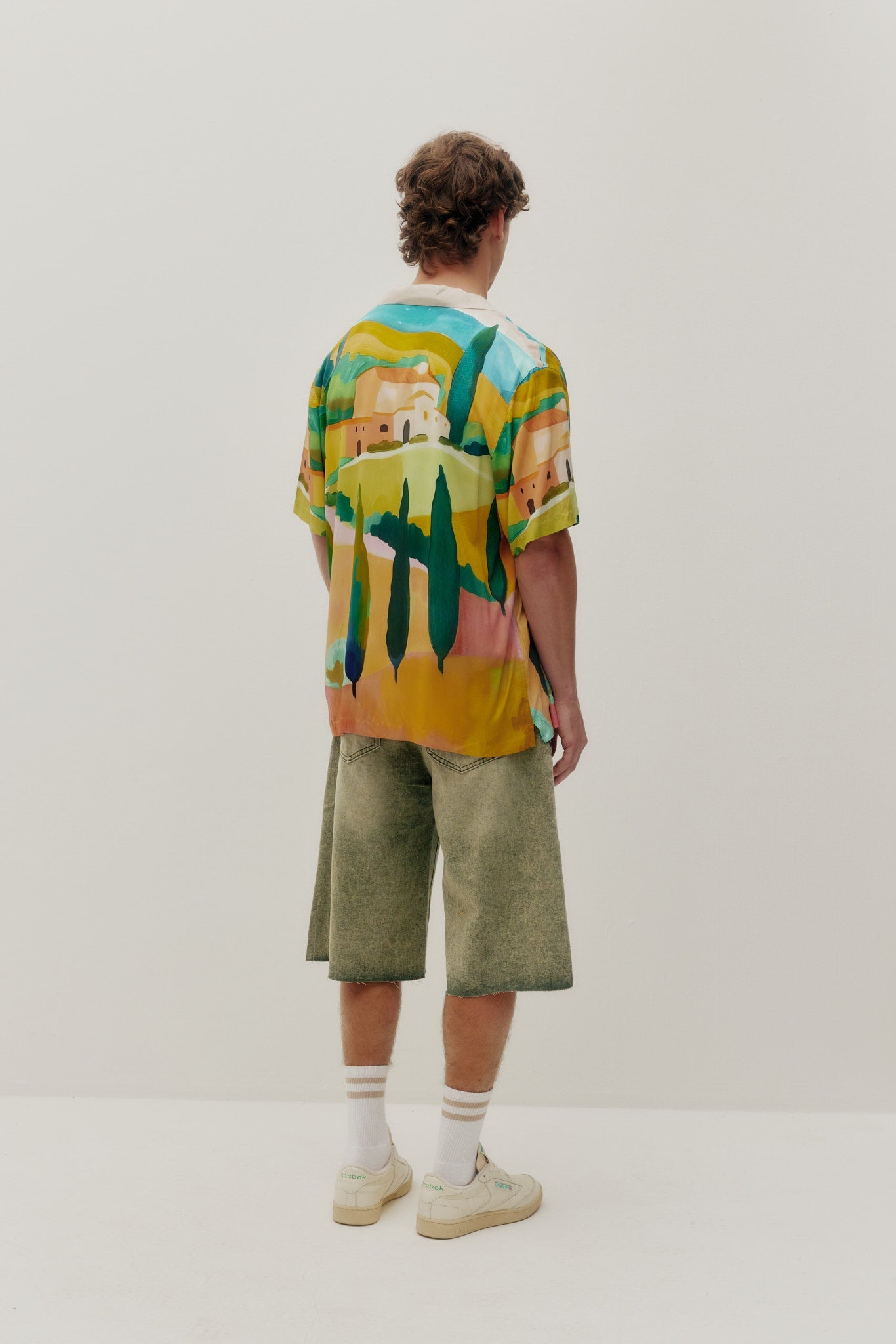 Beach Button Down Shirt Tuscany