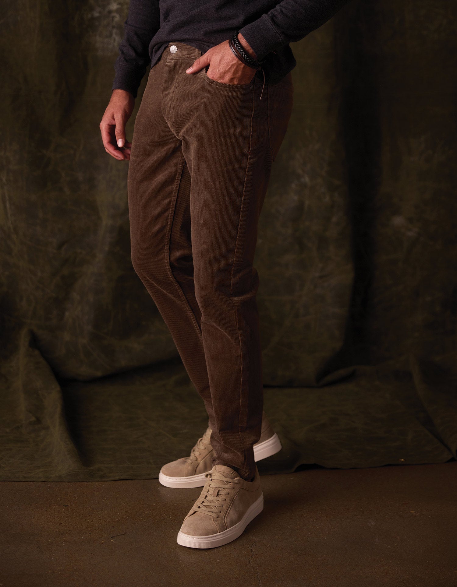Cord 5-Pocket Pant Taupe