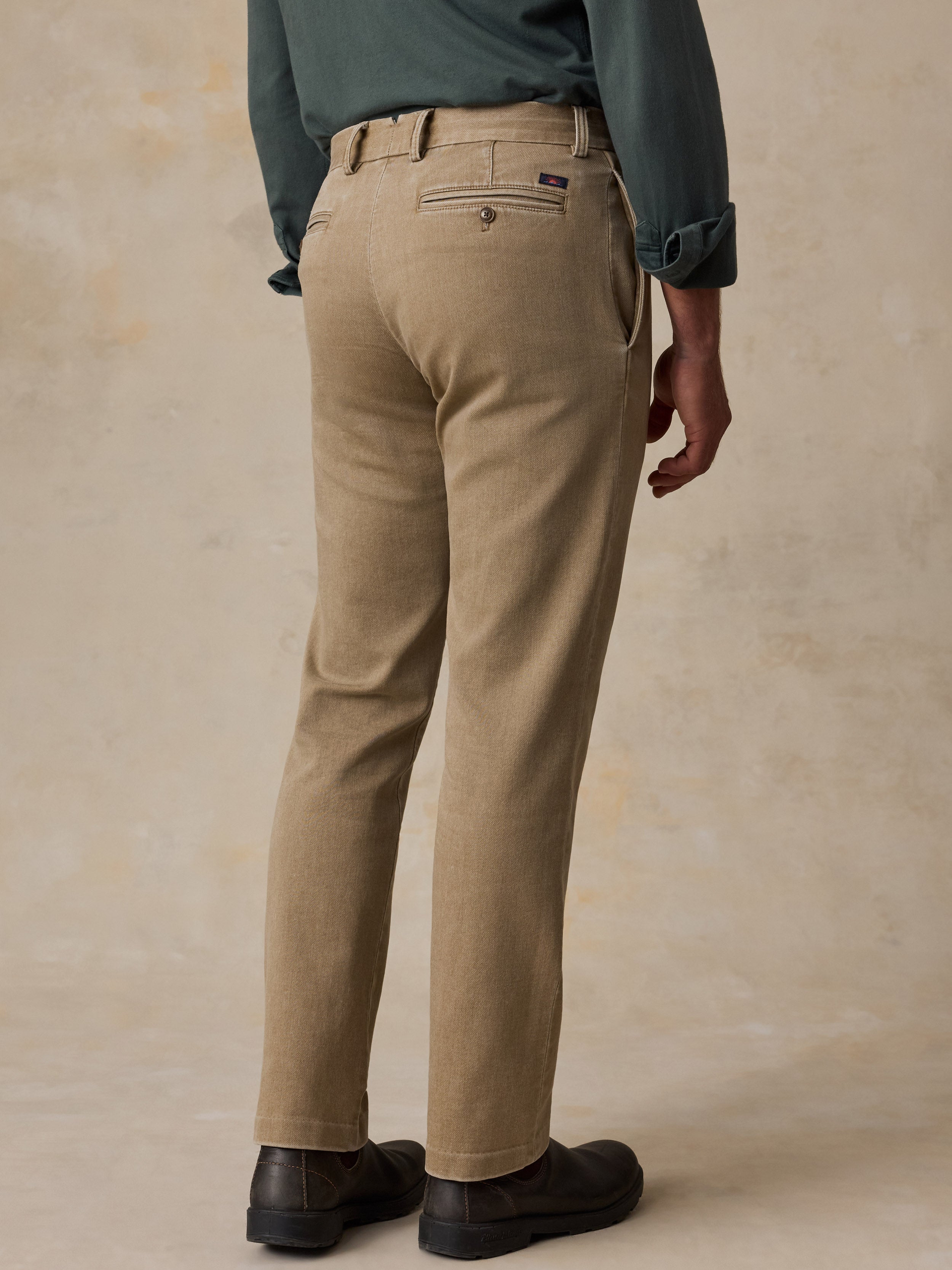 Stretch Terry Trouser Desert Khaki